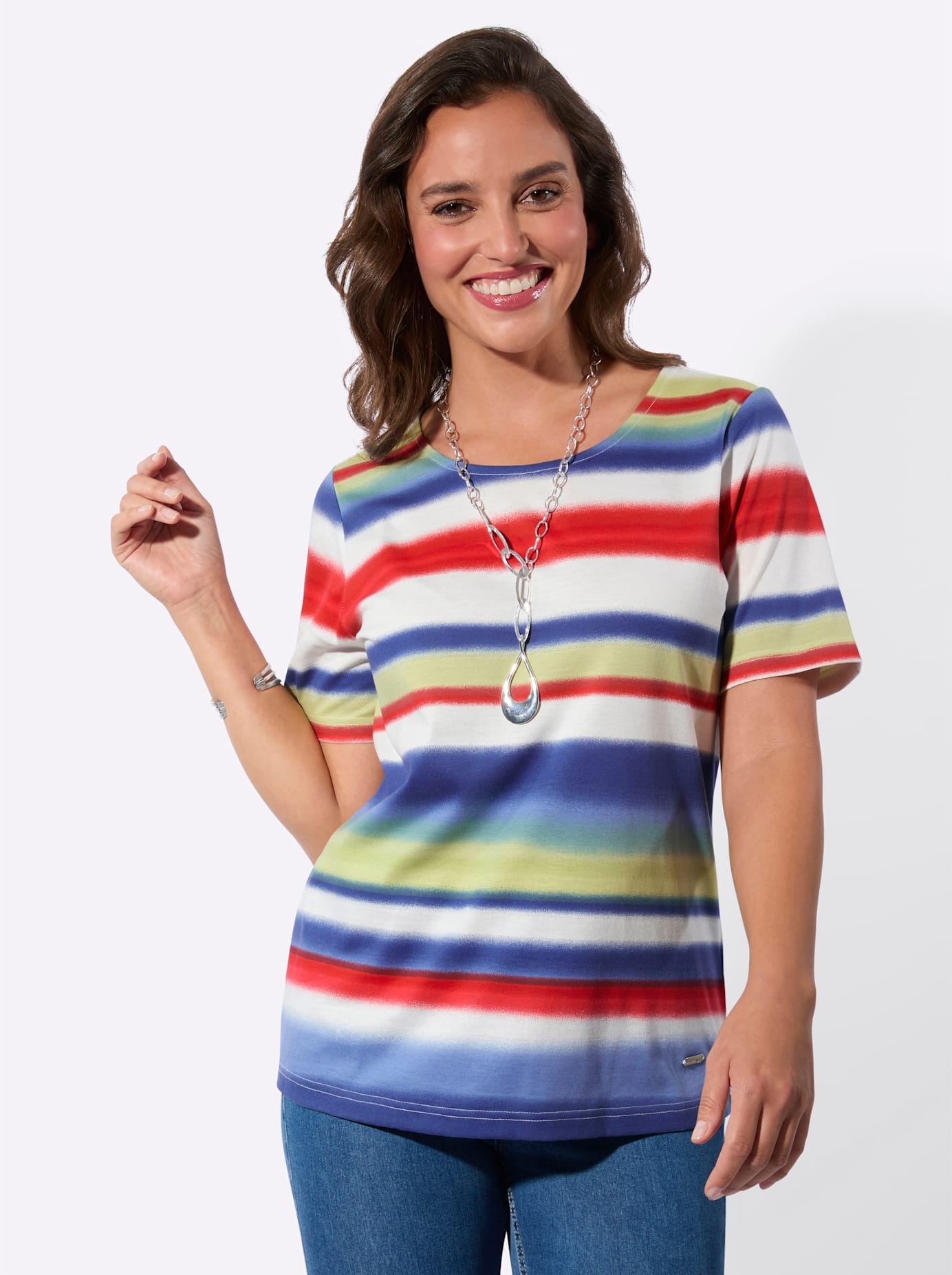 creation L Print-Shirt "Ringelshirt", 1 tlg. günstig online kaufen