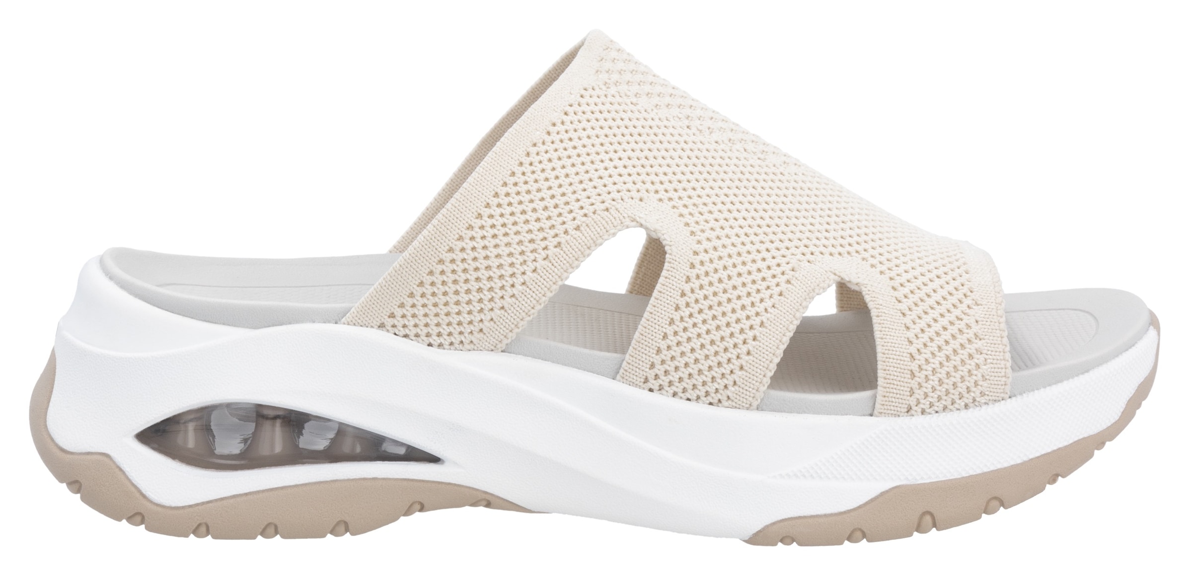 RIEKER Sport Pantolette »vegan«, Sommerschuh, Hausschuh, Keilabsatz, in der Maschine waschbar