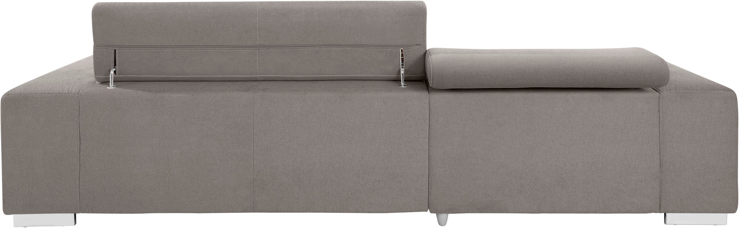 COTTA Ecksofa »Orion L-Form«, mit Kopfteilverstellung & 3 Nierenkissen