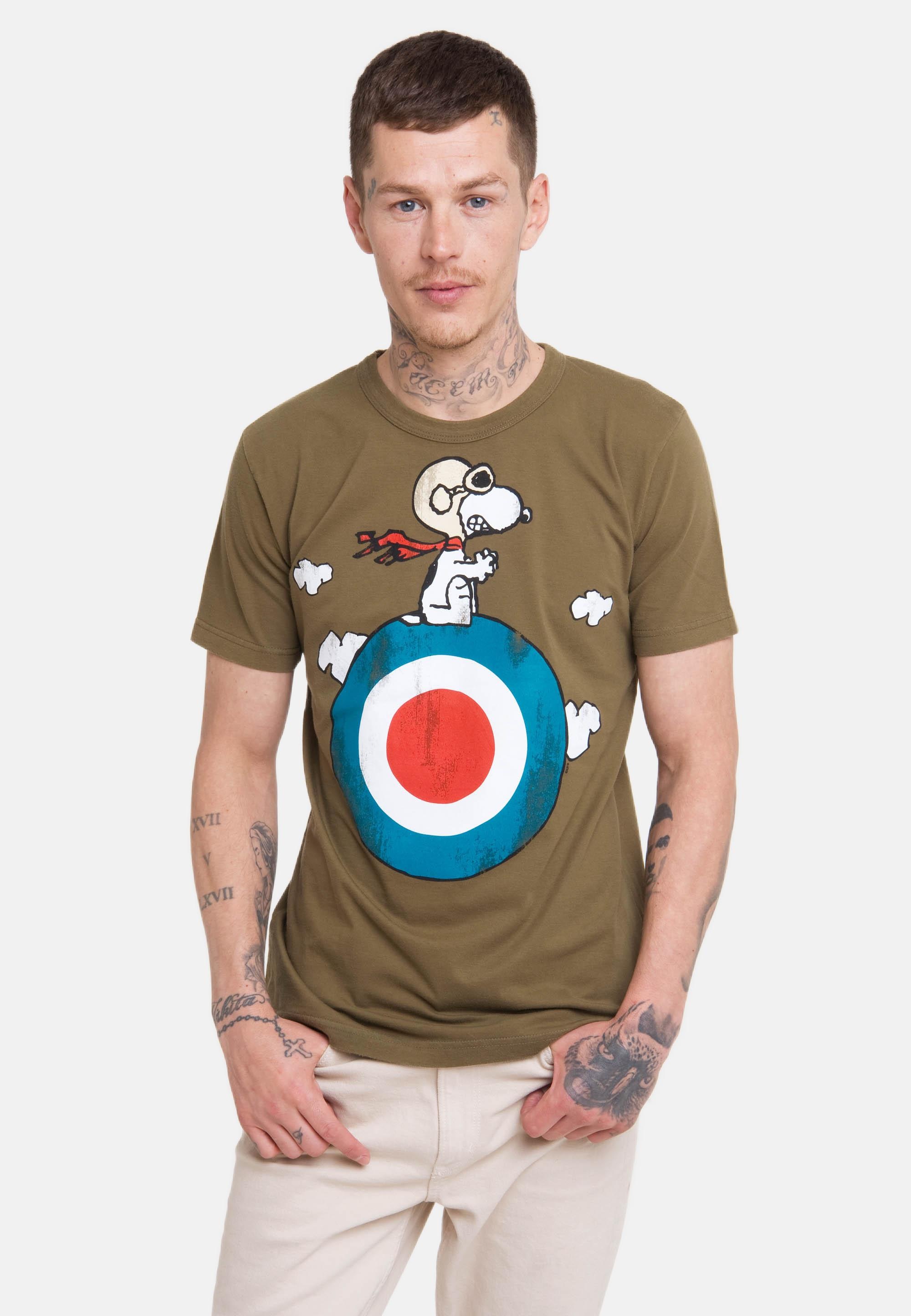 LOGOSHIRT T-Shirt »Peanuts - Snoopy«, mit lizenziertem Print