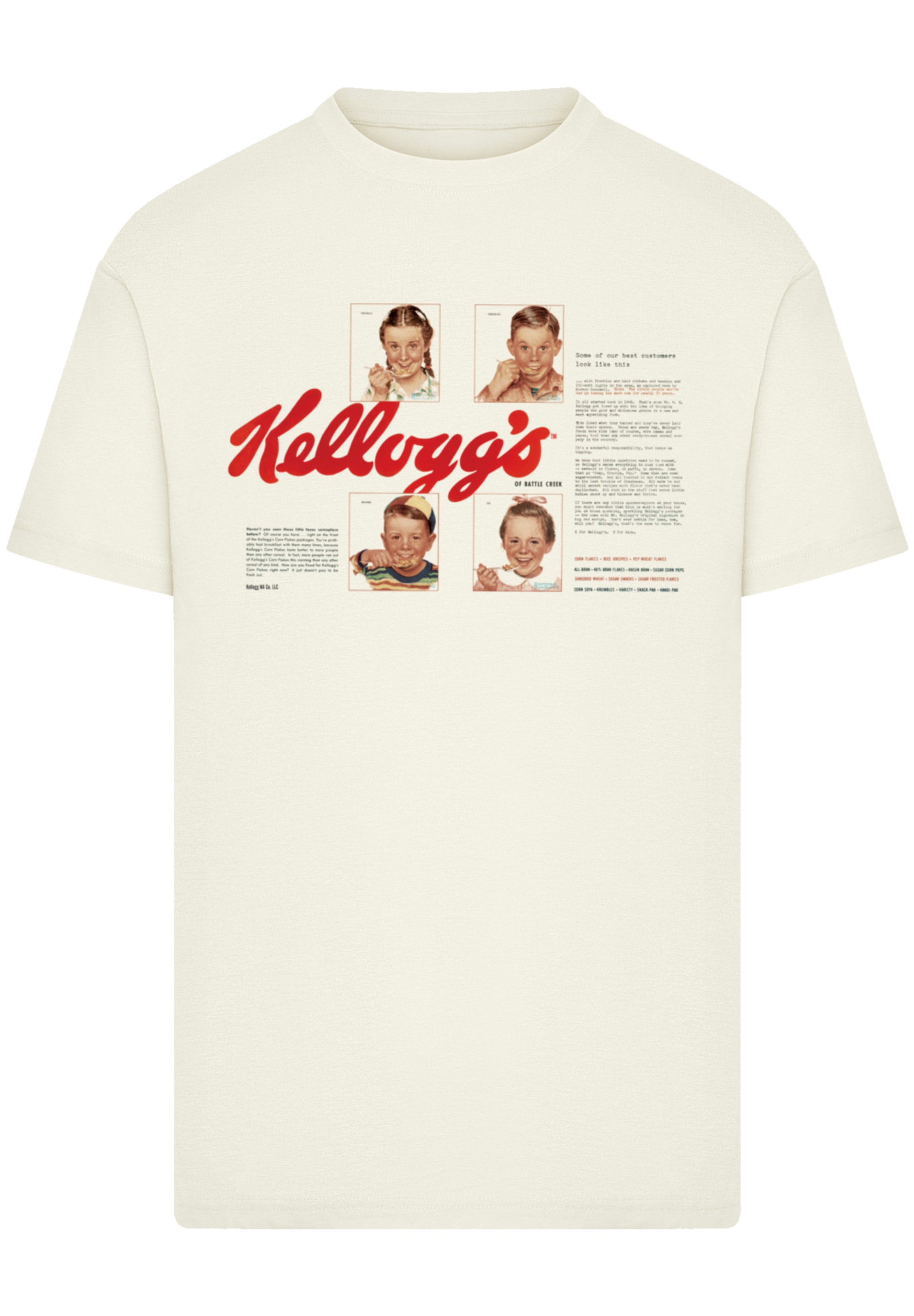 F4NT4STIC T-Shirt "Kelloggs Corn Flakes Cereal Box Children Retro" Premium günstig online kaufen
