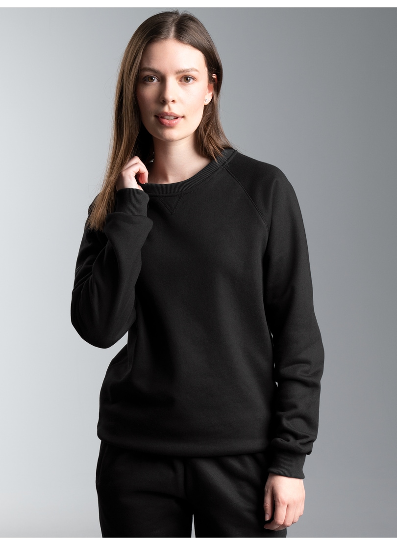 Trigema Sweatshirt "TRIGEMA Sweatshirt mit angerauter Innenseite"