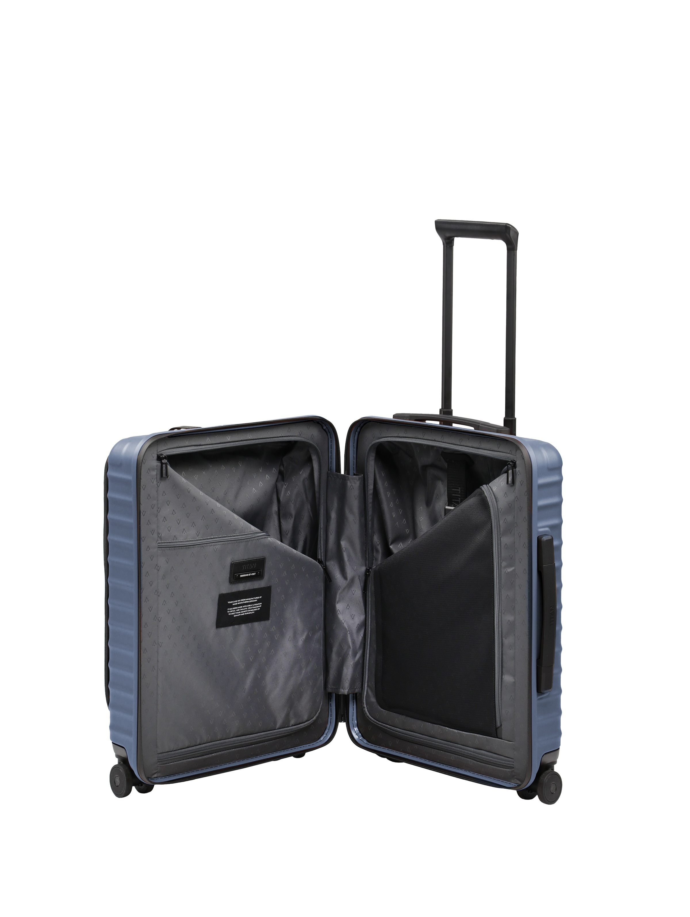 TITAN - Made in Germany Trolley »UPGRADE Koffer Hartschale« 42 l 4 Rollen mit kratzresistenter Oberfläche und cleverer Innenaufteilung