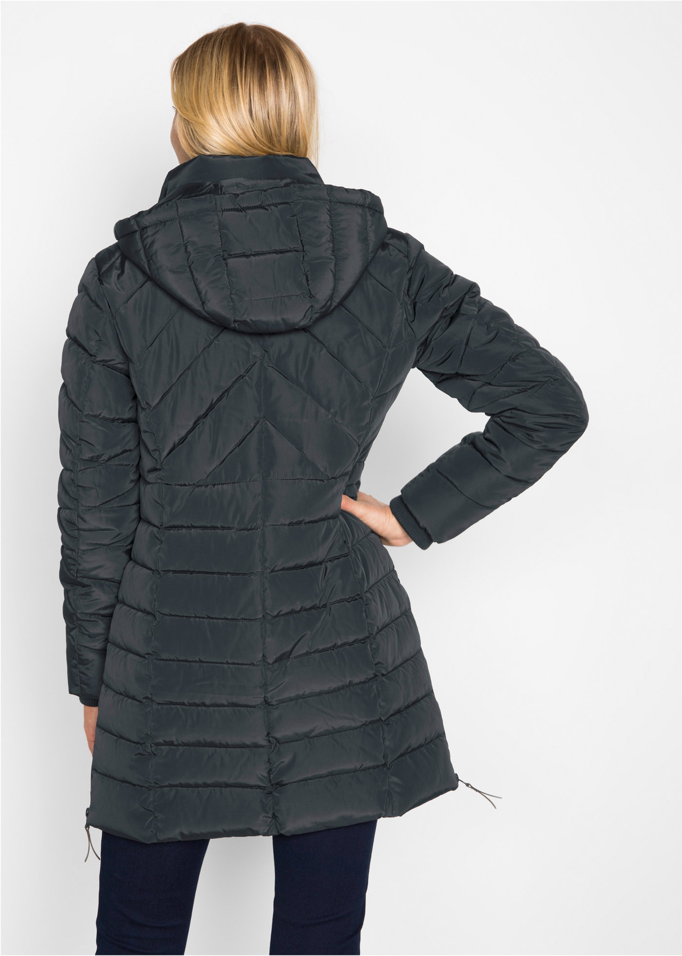 bonprix Steppjacke "Winterjacke" mit Kapuze Winterjacke mit Wattierung und günstig online kaufen