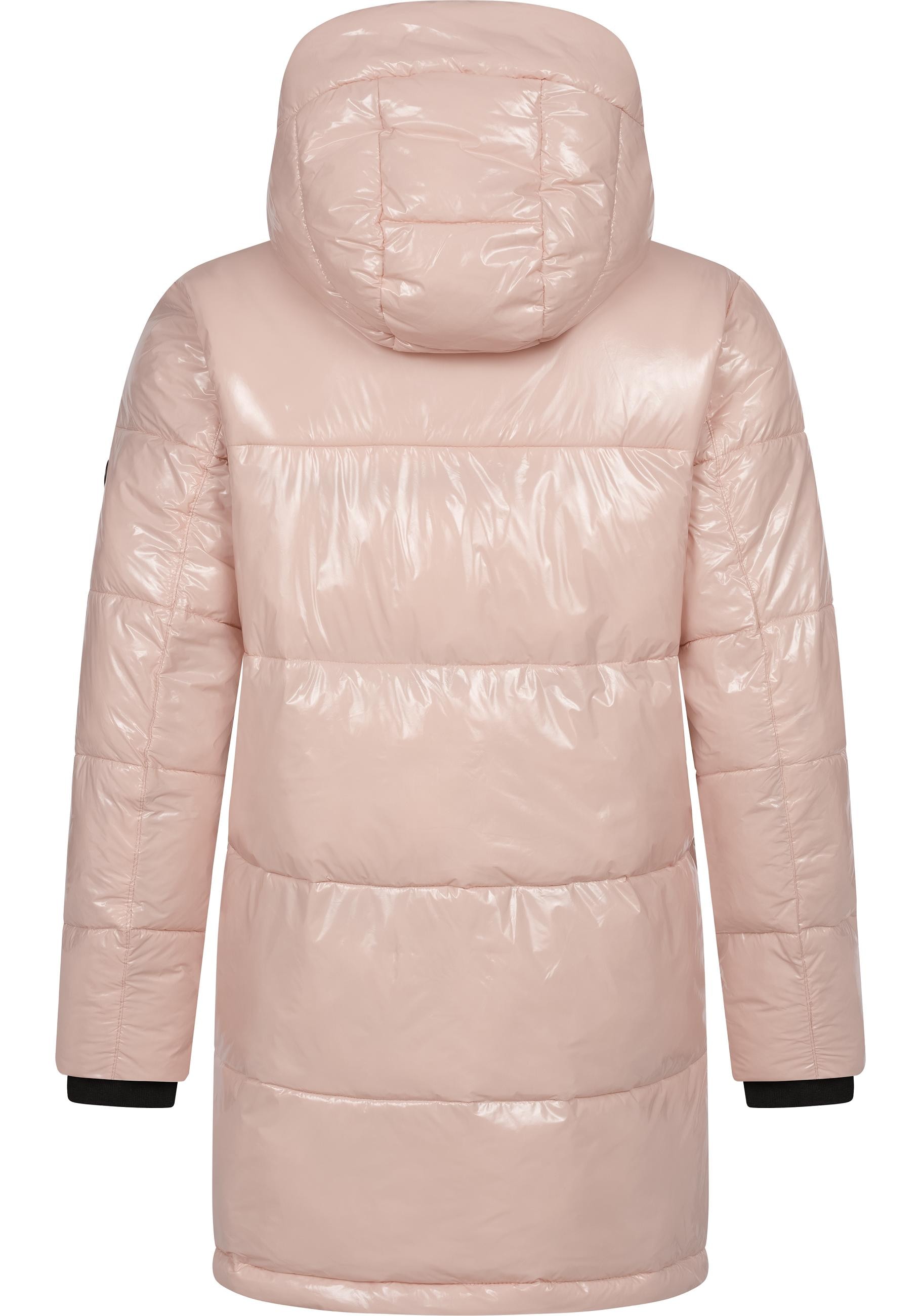 Ragwear Wintermantel »Roobie Long«, super stylischer, gänzender Damen Steppmantel