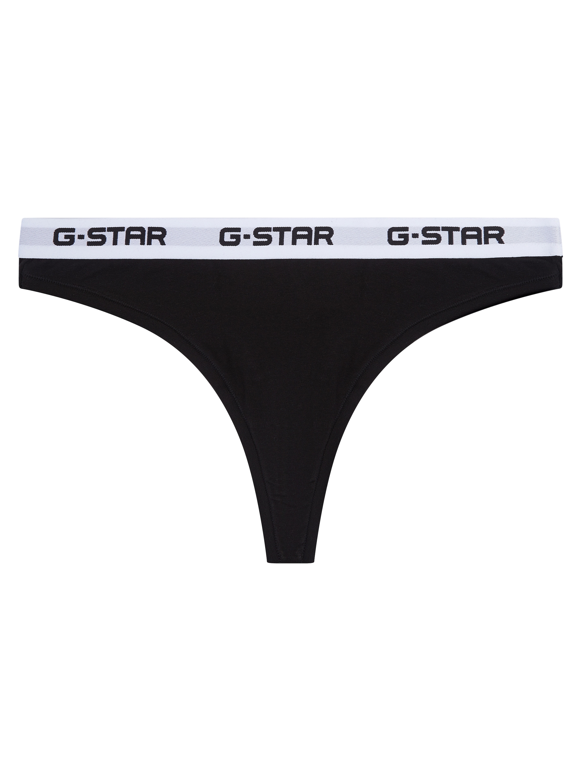 G-STAR Tanga »OBSIDIAN, 2 PACK THONGS« Packung, 2 Stk. mit Logobund
