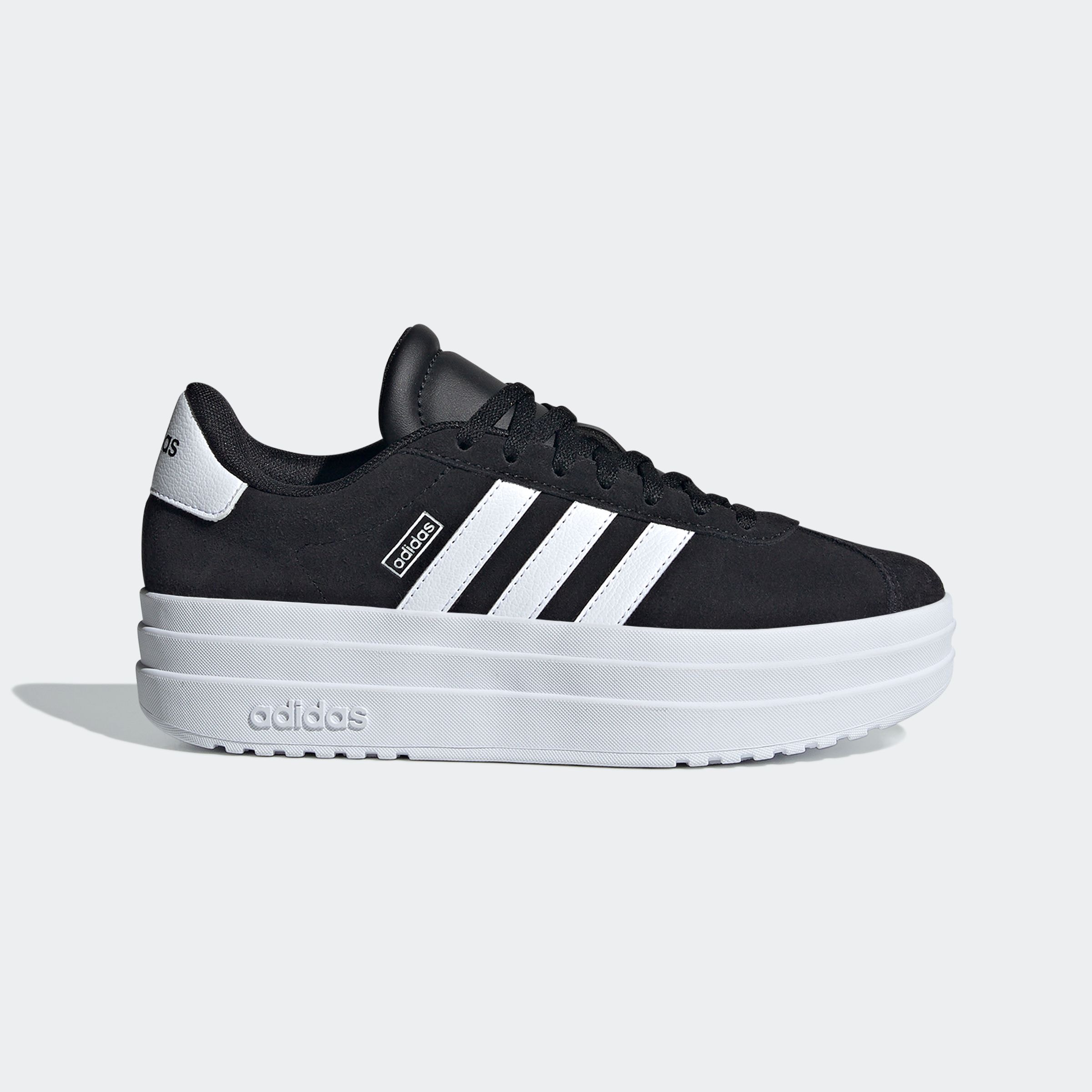 adidas Sportswear Plateausneaker »VL COURT BOLD LIFESTYLE KIDS«, Design auf den Spuren des adidas Gazelle Bold