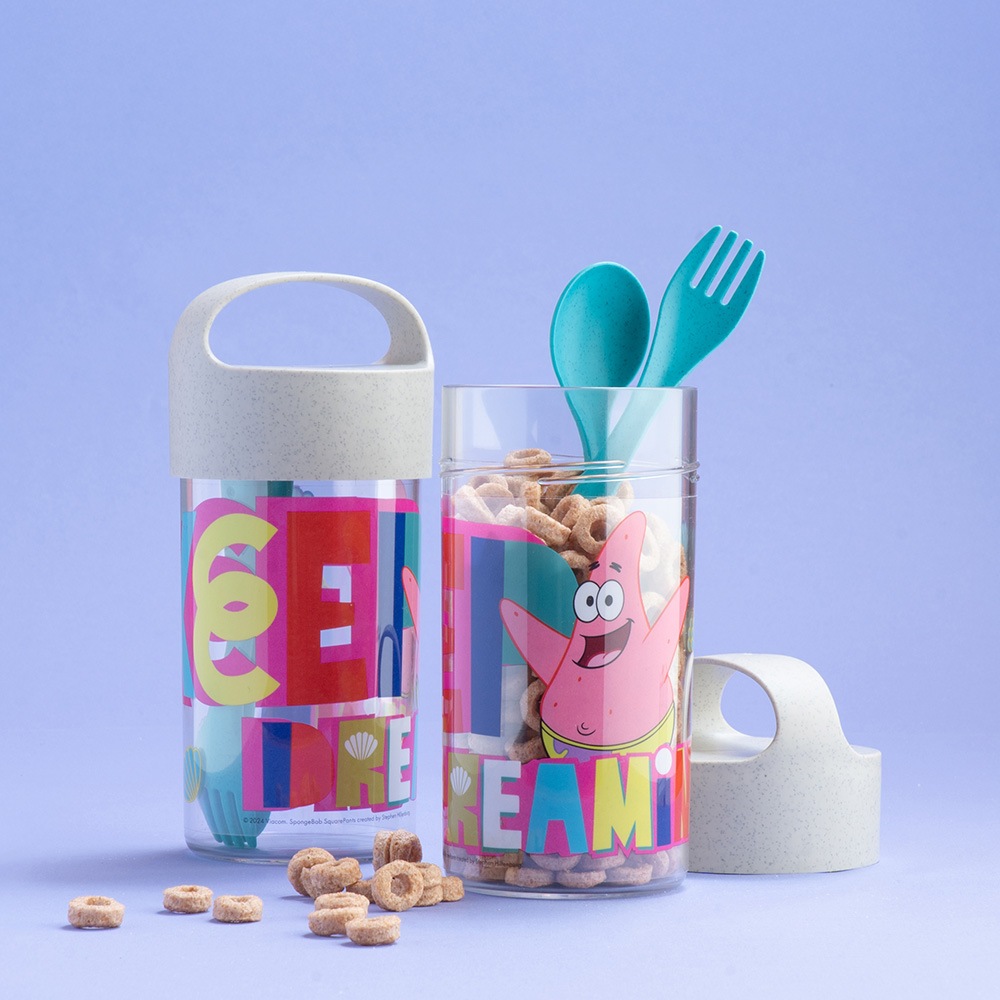 KOZIOL Trinkflasche »BUDDY SNACK 0,5 SPONGEBOB PATRICK Snackpot«