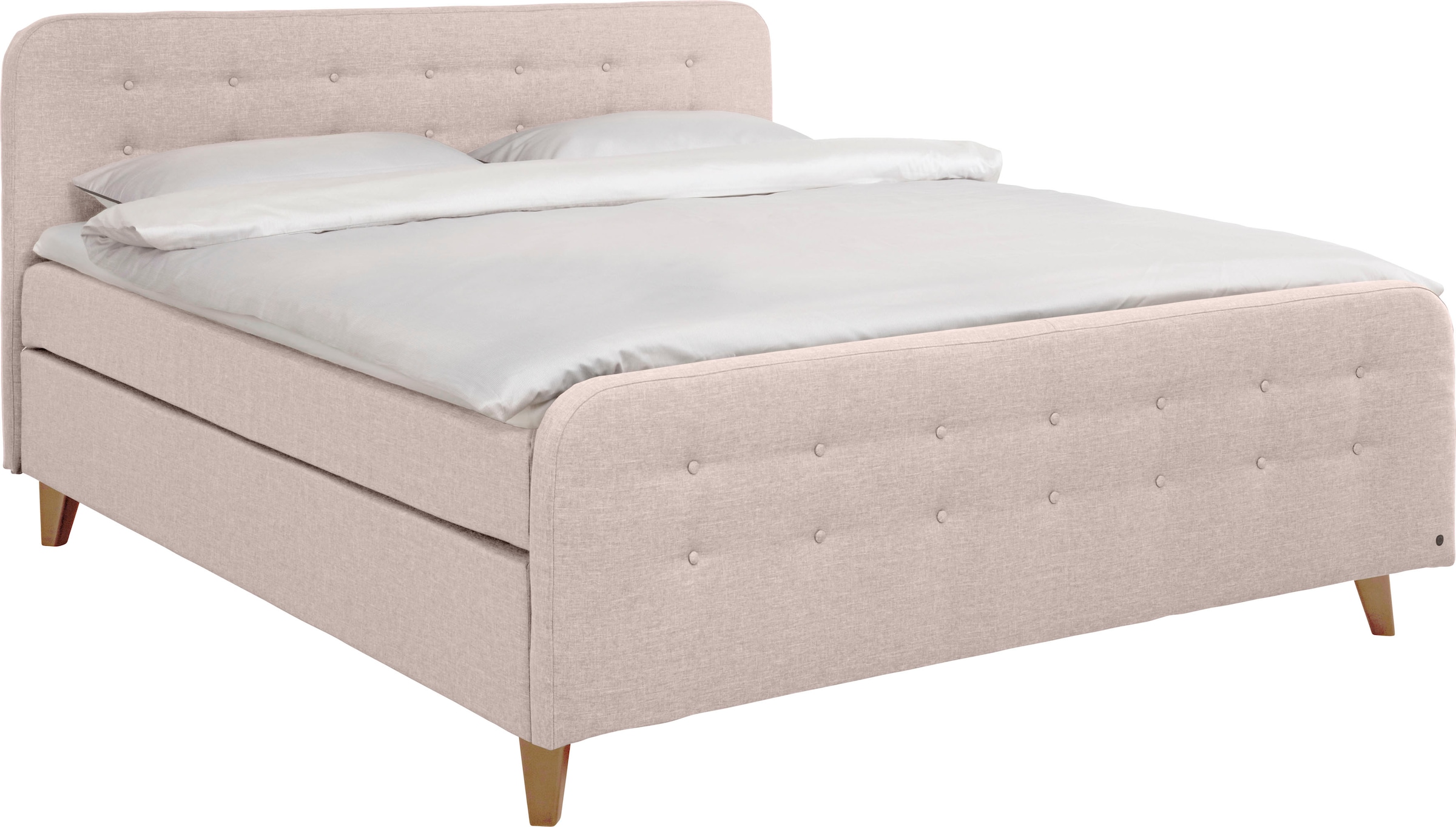 TOM TAILOR HOME Boxspringbett "NORDIC BOX", mit Knopfheftung im Kopfteil un günstig online kaufen