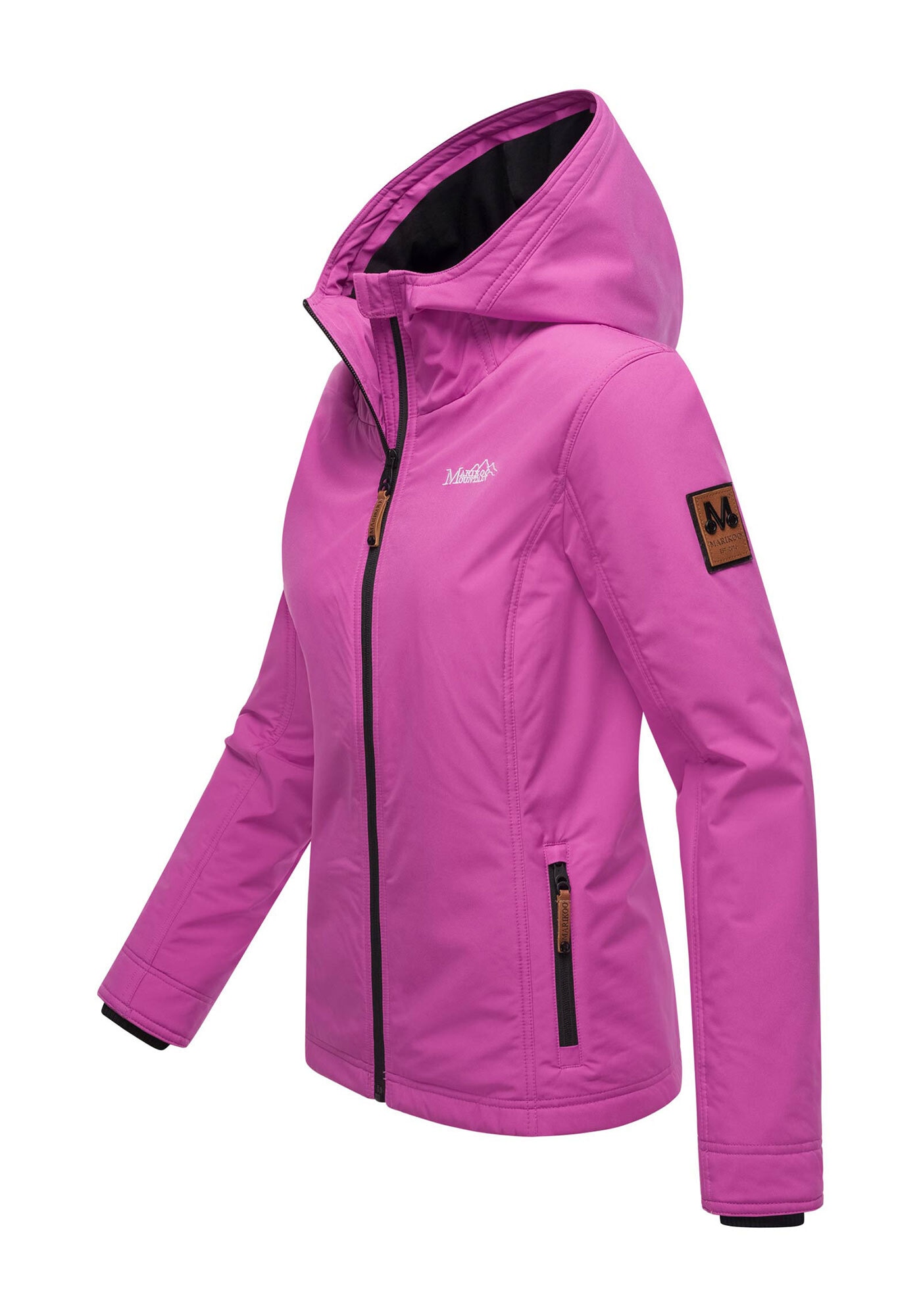 Marikoo Outdoorjacke »Brombeere«, sportliche Übergangsjacke mit Kapuze
