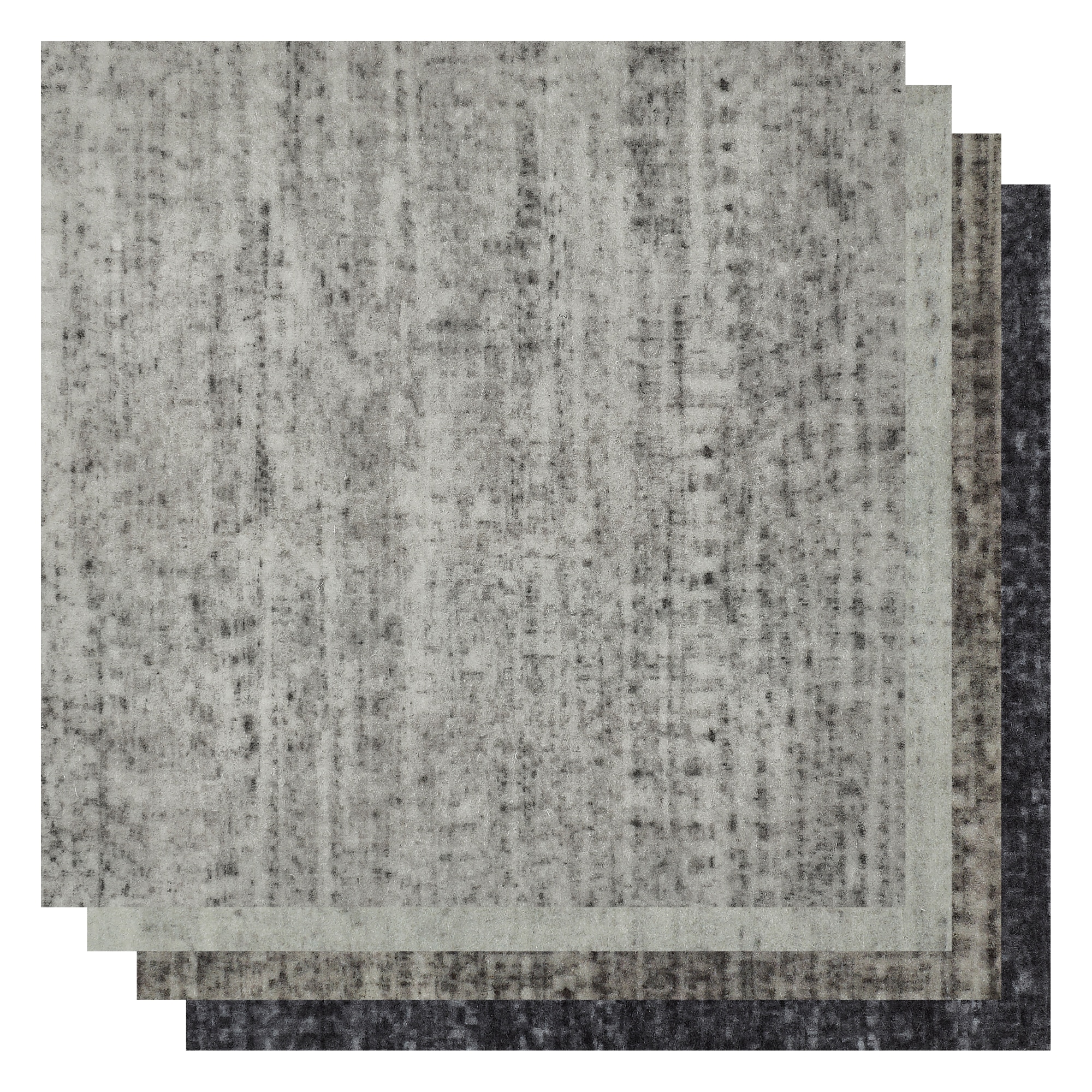 Andiamo Teppichfliese »Paris Nadelfilz«, quadratisch, 4 mm Höhe, 40x40 cm, selbstklebend, robust & strapazierfähig, 25 Stück (4 qm)