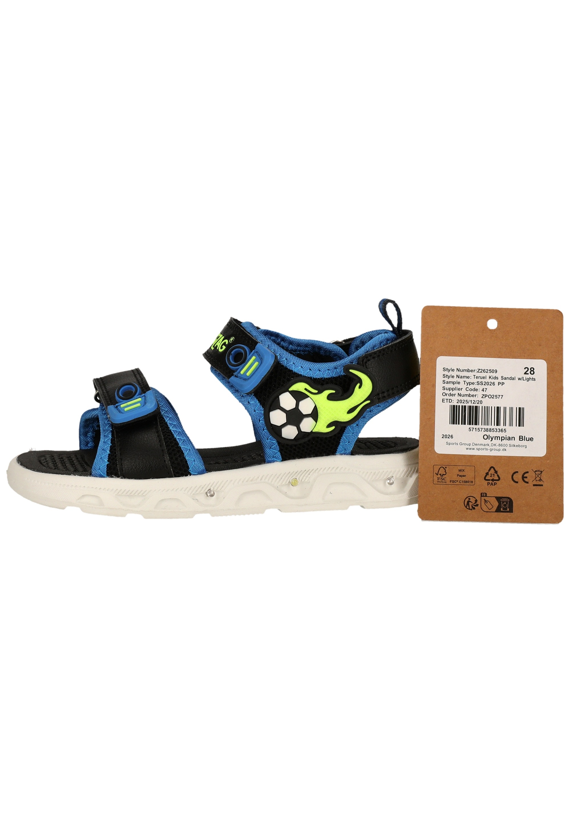 ZigZag Teruel Girls Sandal Blue 24 2