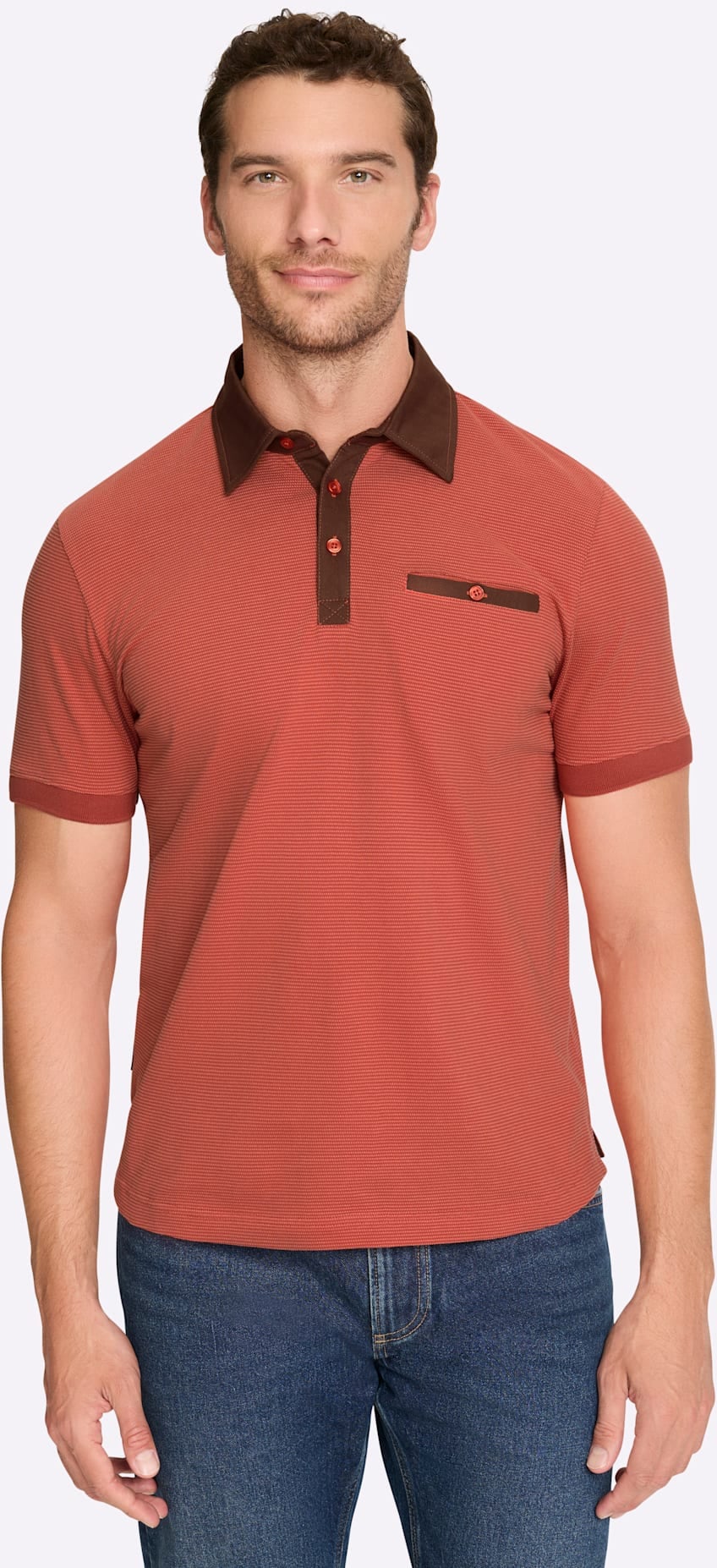 Marco Donati Kurzarmshirt "Kurzarm-Poloshirt" 1 tlg. günstig online kaufen