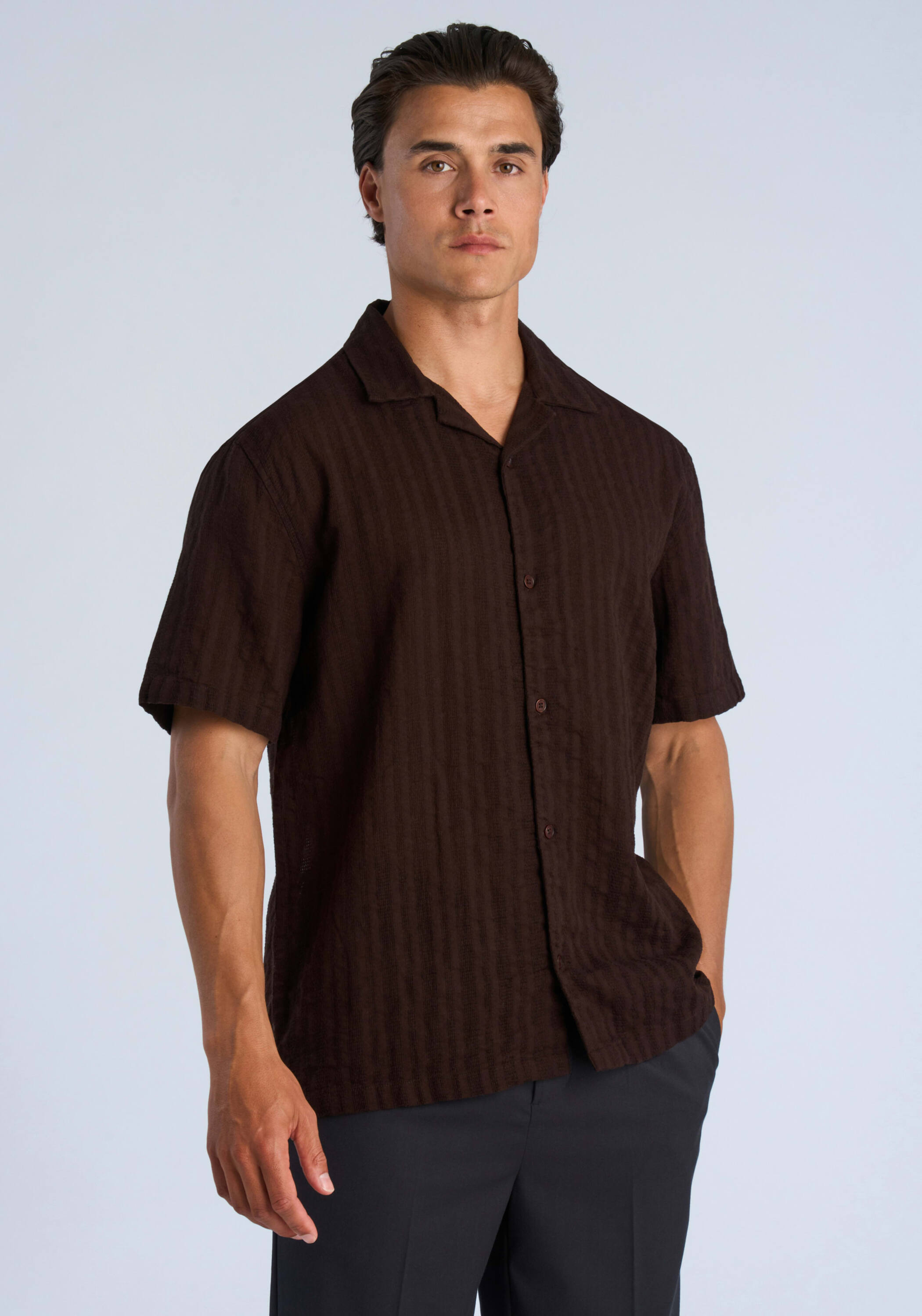 LINDBERGH "Freizeithemd (Kurzarm) Relaxed Fit"