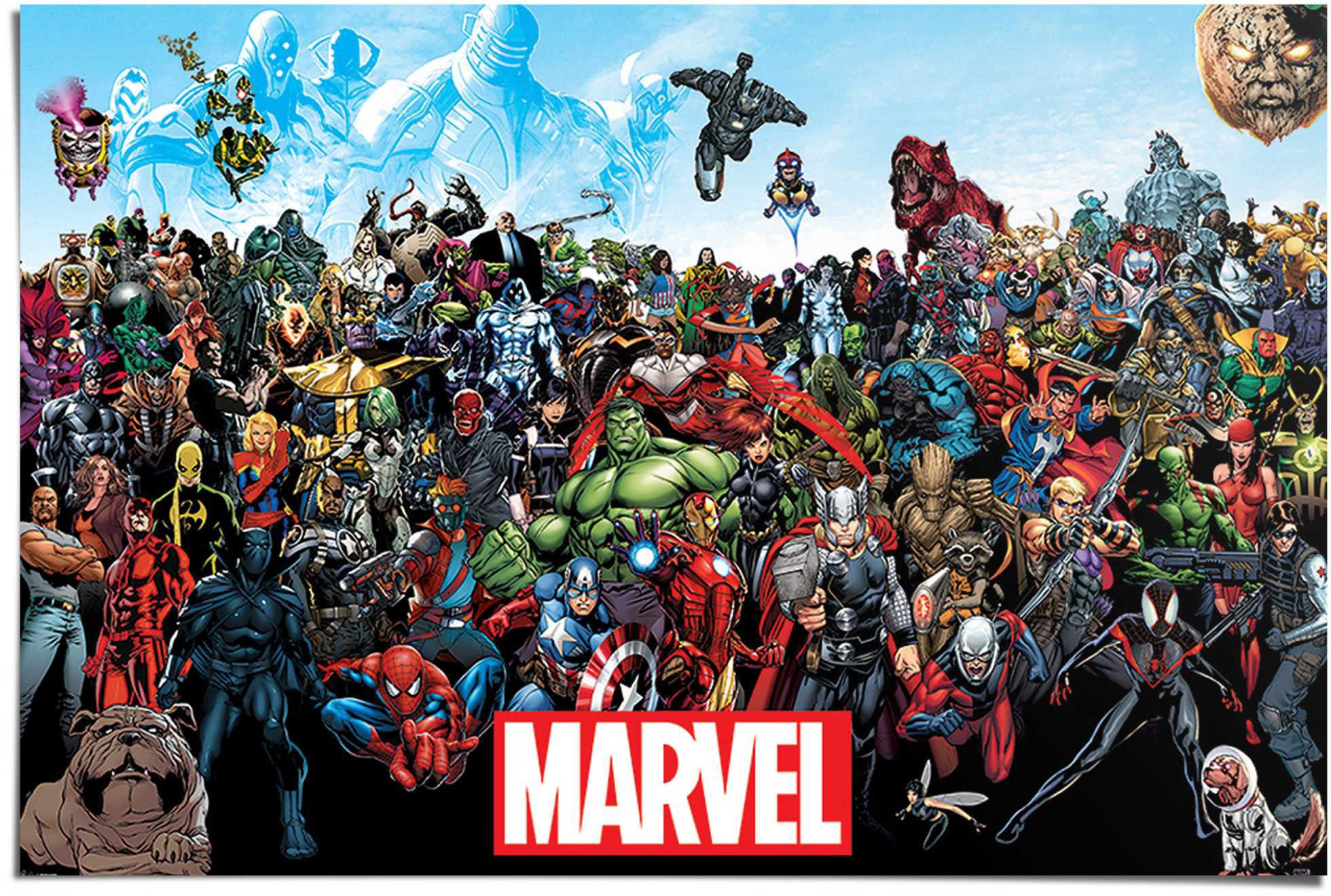Reinders Poster "Marvel Universe" 1 Stk. tlg. günstig online kaufen