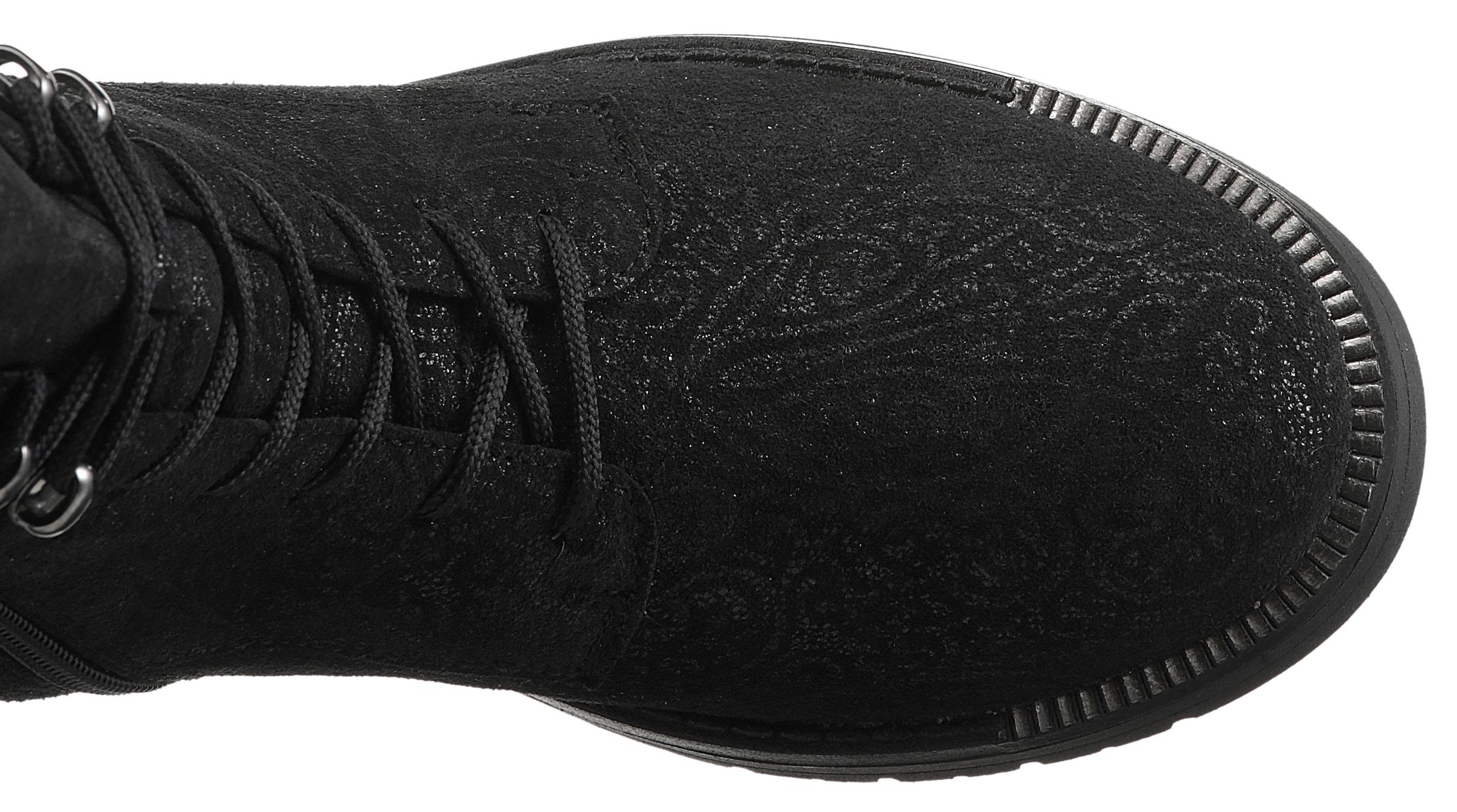 Waldläufer Schnürstiefelette »G-RAVINA«  Schnürboots, Blockabsatz, in floraler Optik, Komfortweite G (=weit)