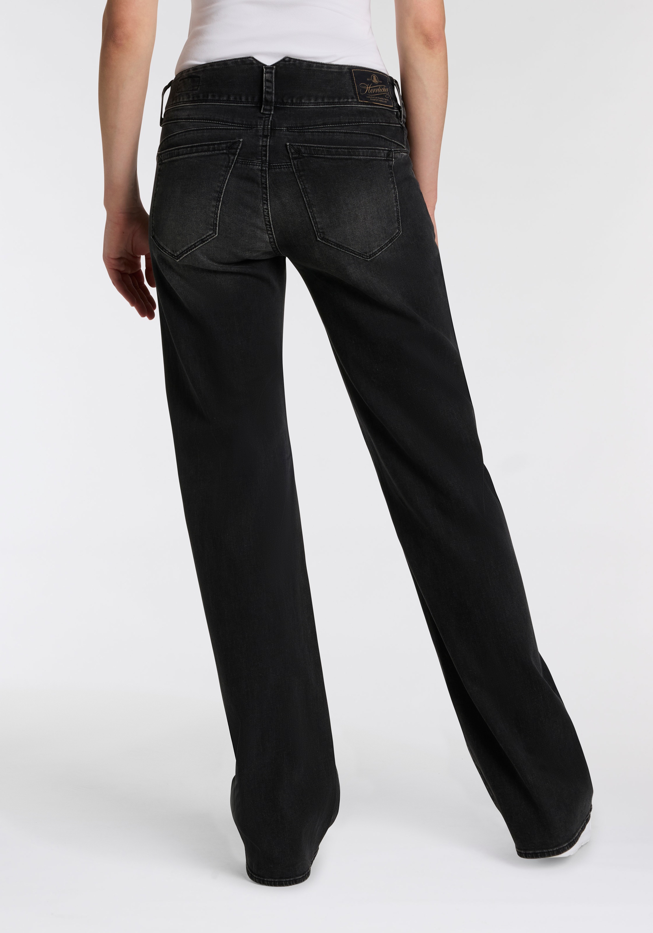 Herrlicher Straight-Jeans "Prime New Recycled Denim Black Light", mit hohem günstig online kaufen