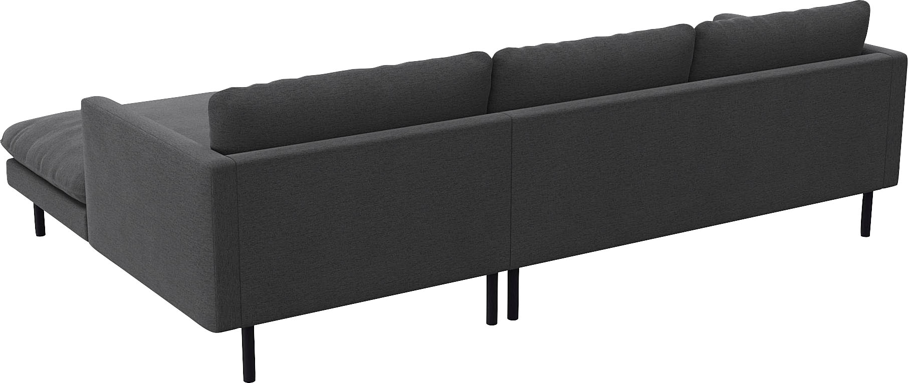 FLEXLUX Ecksofa »Bolzano, elegant und bequem, L-Form«, Sitzaufbau mit Kaltschaum & Stahl-Wellen, loose Sitz -& Rückenkissen