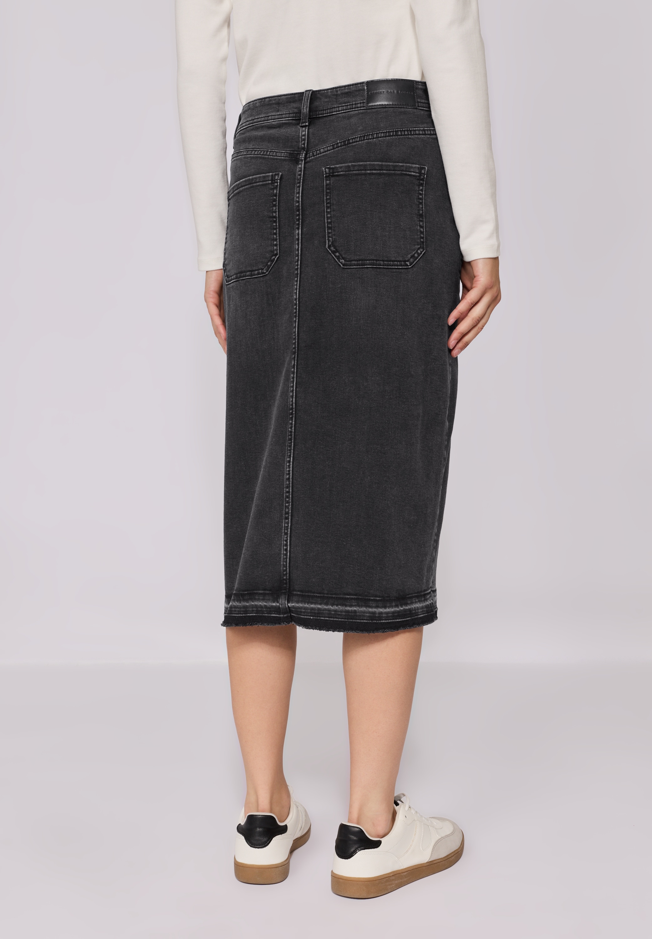 STREET ONE STUDIO Jeansrock, High Waist