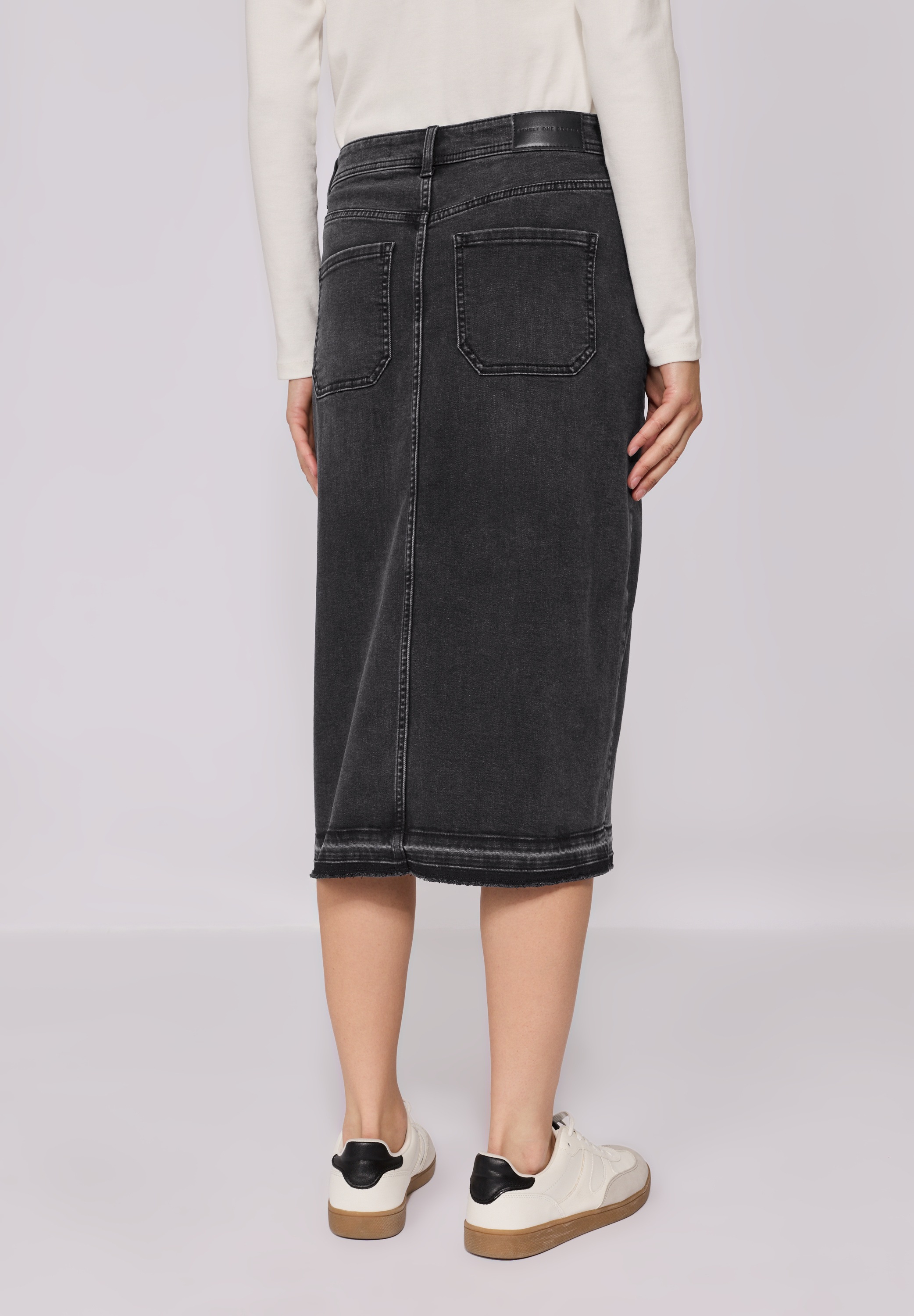 STREET ONE STUDIO Jeansrock, High Waist günstig online kaufen