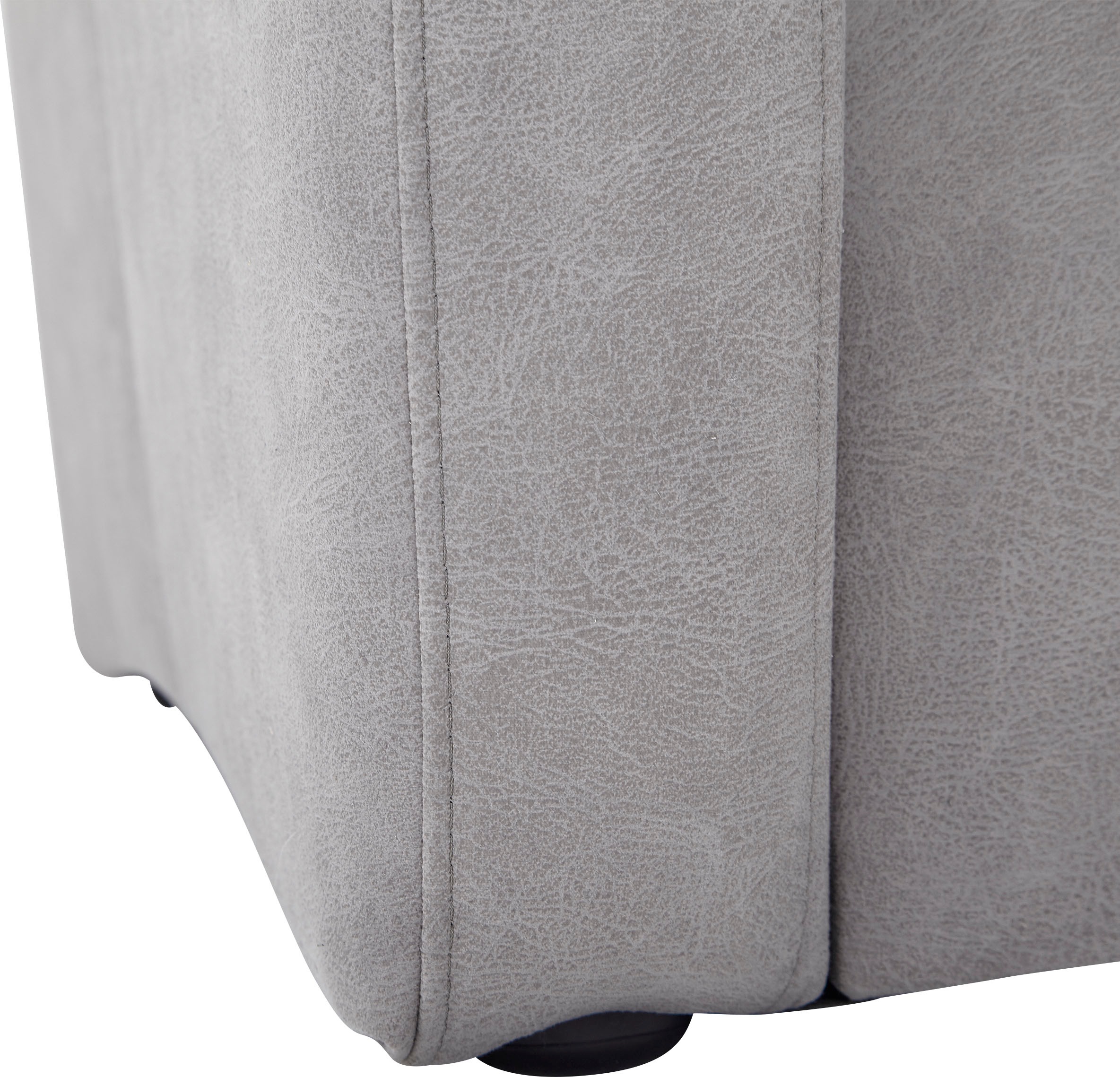 VILLA BECK Ecksofa »Varese L-Form«, (2 St.), Kopfteilverstellung, wahlweise mit Sitzvorzug, in Sitzhöhe 49 cm