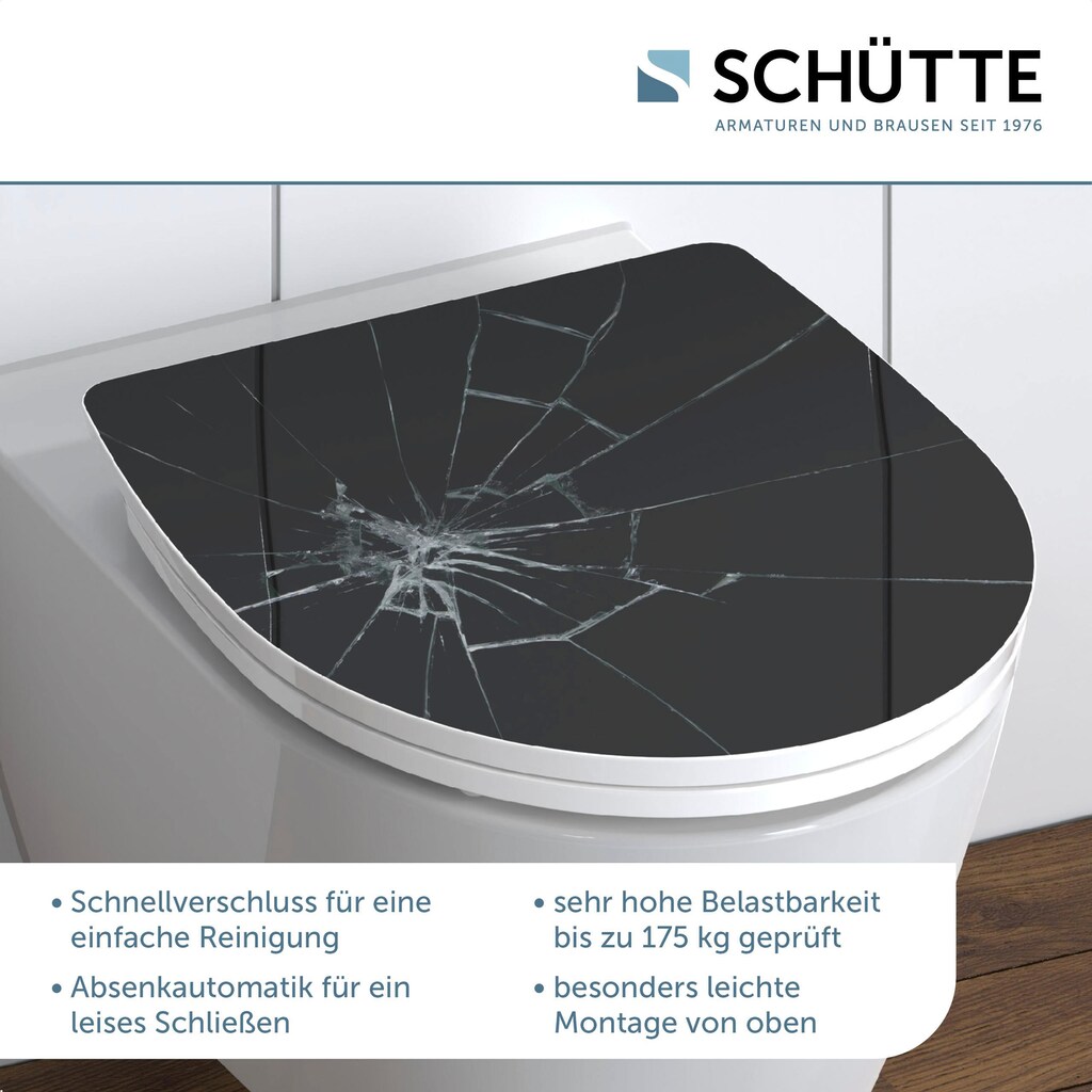 Schütte WC-Sitz »Broken Glass«