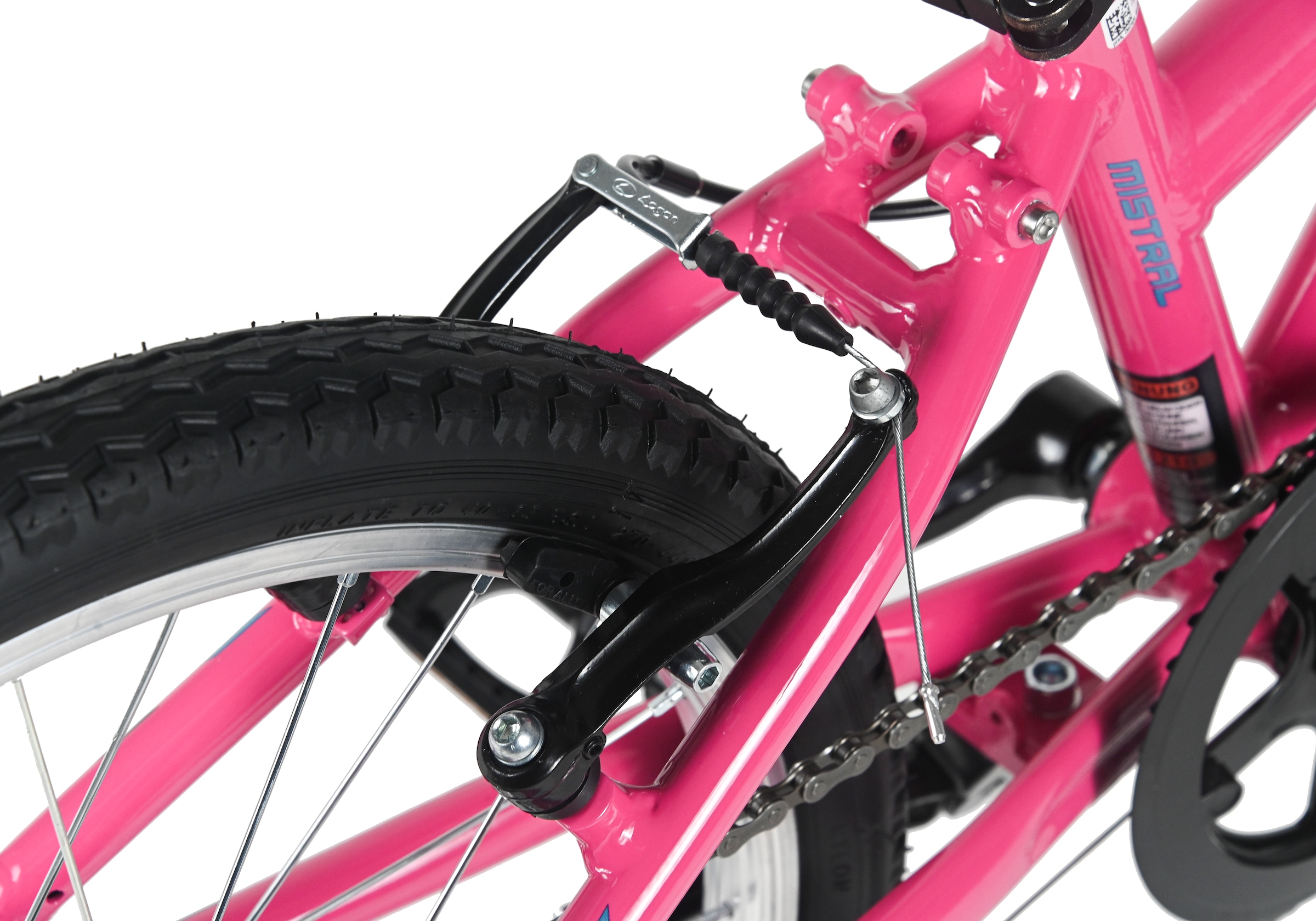 WYLD Kinderfahrrad »Mistral Pink 6 Gänge RH 27 cm - Ab 6 Jahre« 6 Gang Kettenschaltung
