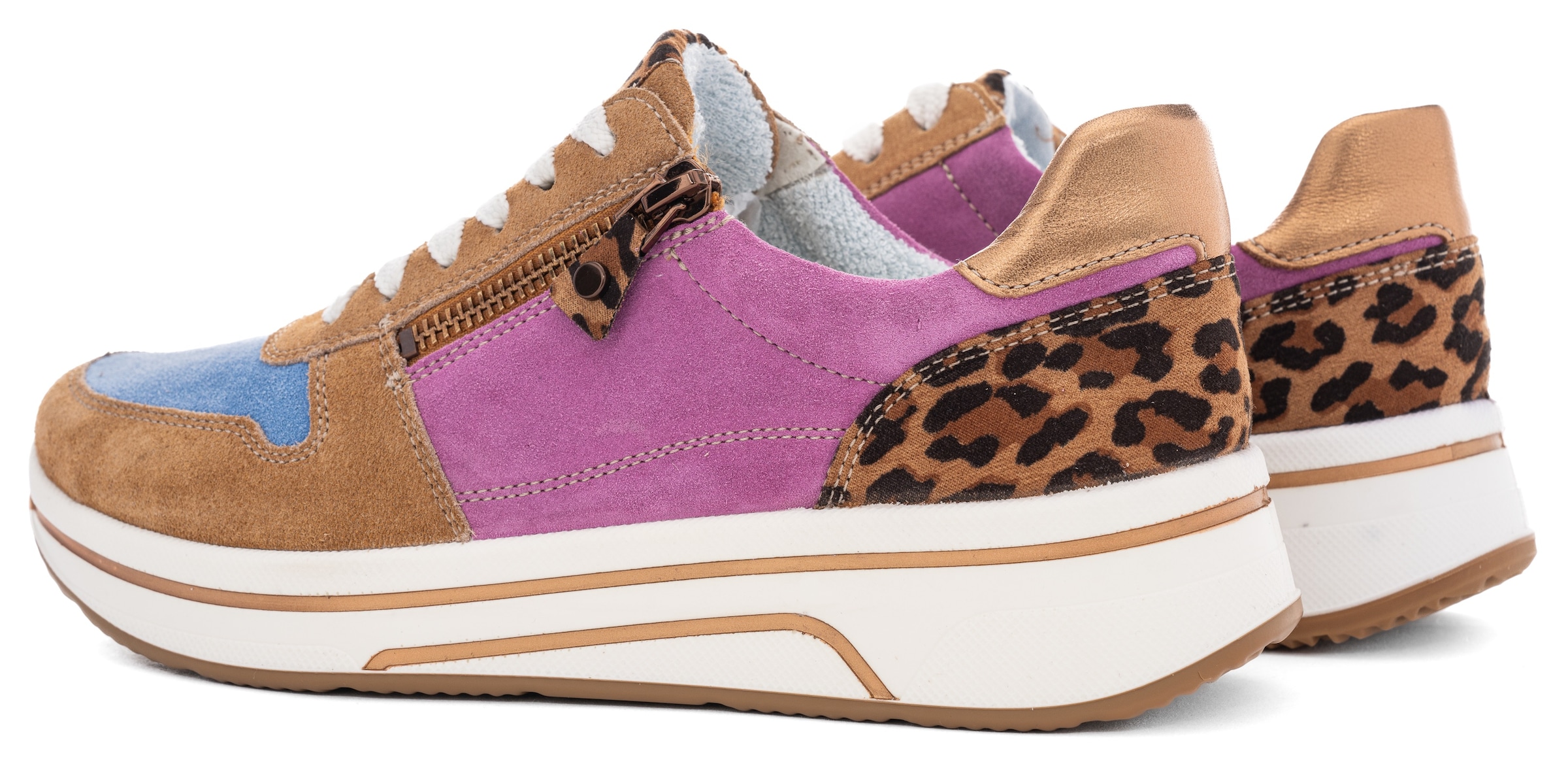 Ara Keilsneaker »SAPPORO«, Keilsneaker, Schnüschuh in Komfortweite H (= sehr weit)