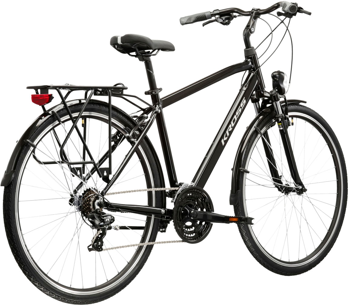 Kross Trekkingrad »Trans 1.0«, 21 Gang, Shimano, TOURNEY TY300 Schaltwerk, Kettenschaltung
