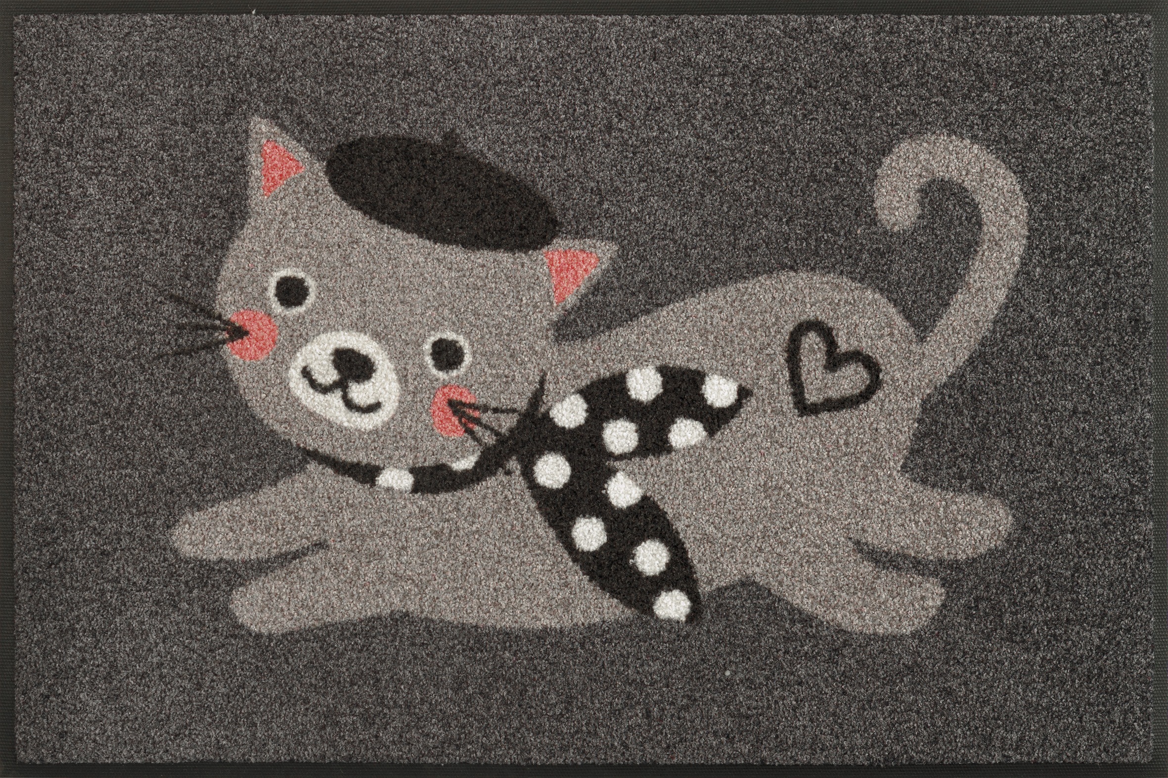 wash+dry by Kleen-Tex Fußmatte "Madame Minou" rechteckig 7 mm Höhe