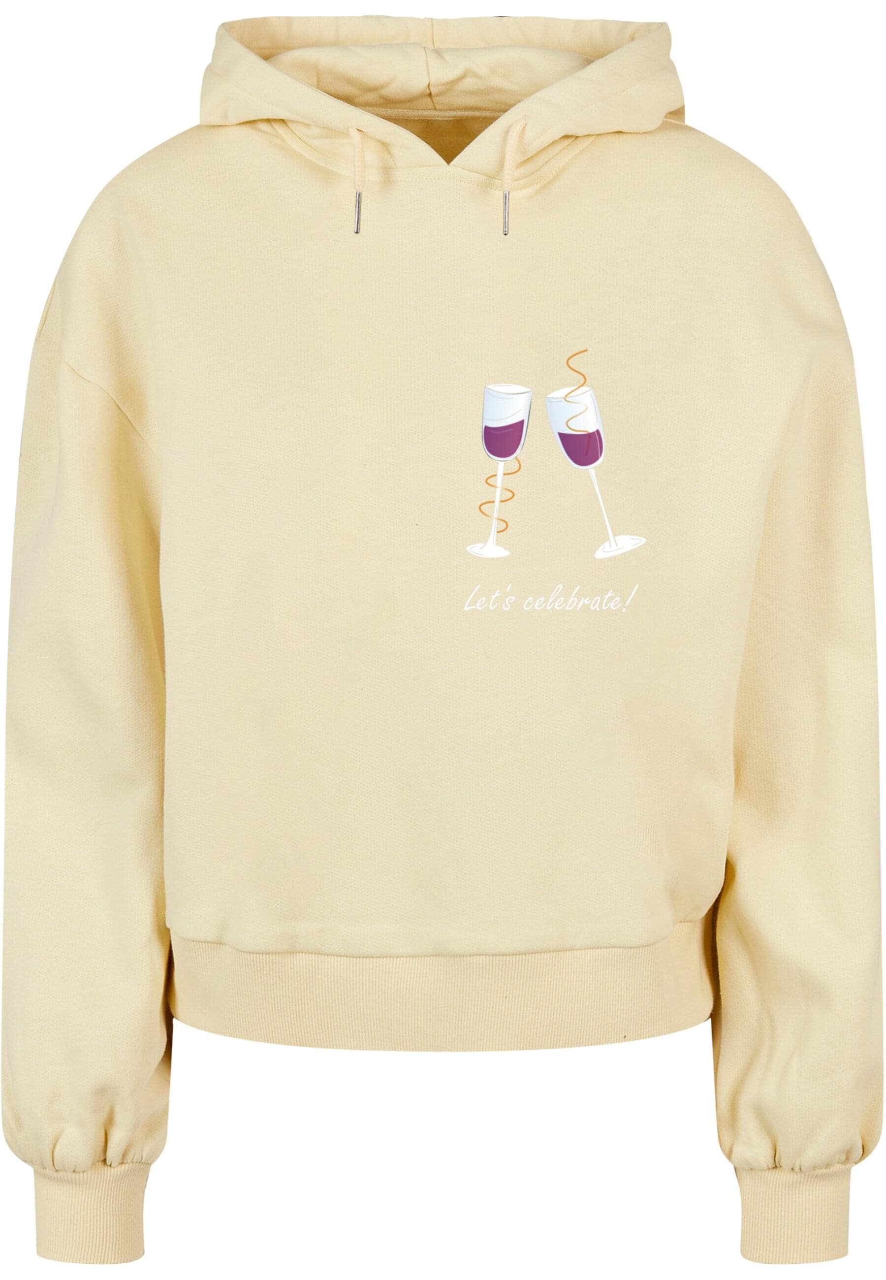 Merchcode Kapuzenpullover "Merchcode Damen Ladies Let´s celebrate Organic O günstig online kaufen