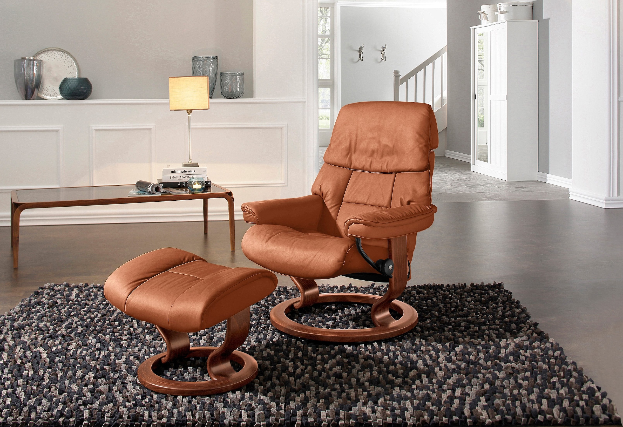 Stressless Relaxsessel "Ruby", (Set, Relaxsessel mit Hocker), mit Classic B günstig online kaufen