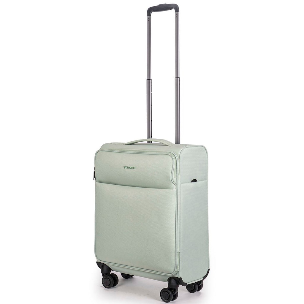 Stratic Weichgepäck-Trolley »Stratic Light + S, mint«, 4 Rollen