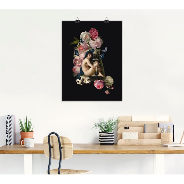 Artland Wandbild »Nackte Venus mit Hund«, Gottes Bilder, (1 St.), als  Alubild, Leinwandbild, Wandaufkleber oder Poster in versch. Größen kaufen |  BAUR