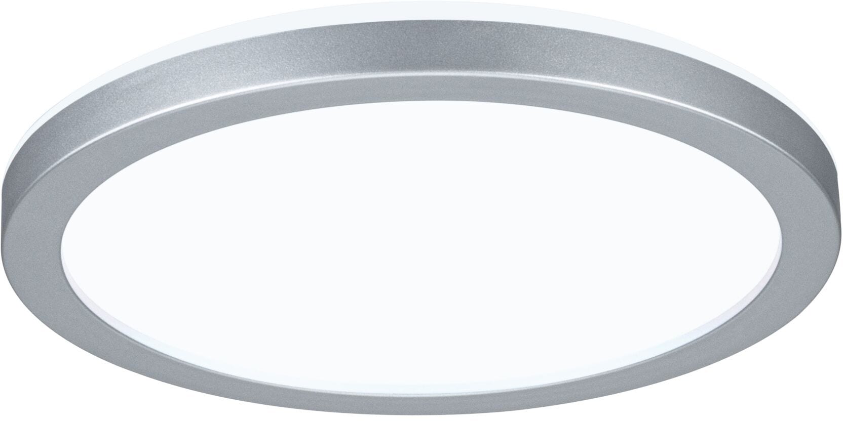 PAULMANN LED Panel "Atria Shine 4000K IP20 rund", 1, Ø 19cm H: 2,8cm, 1 Stk., grau, Badezimmer, Leuchten, Backlight