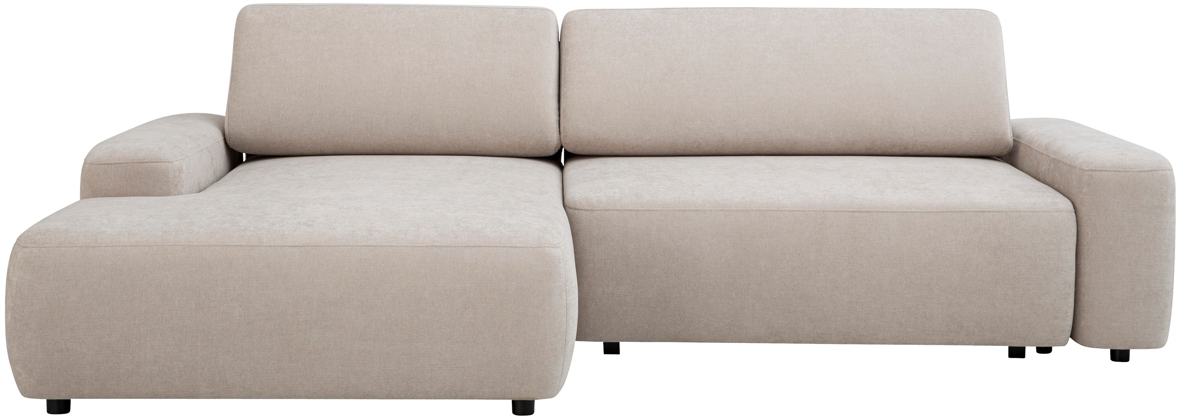 INOSIGN Ecksofa "TORGE (264cm), Schlafsofa in Cord, Samtvelours o Struktur günstig online kaufen