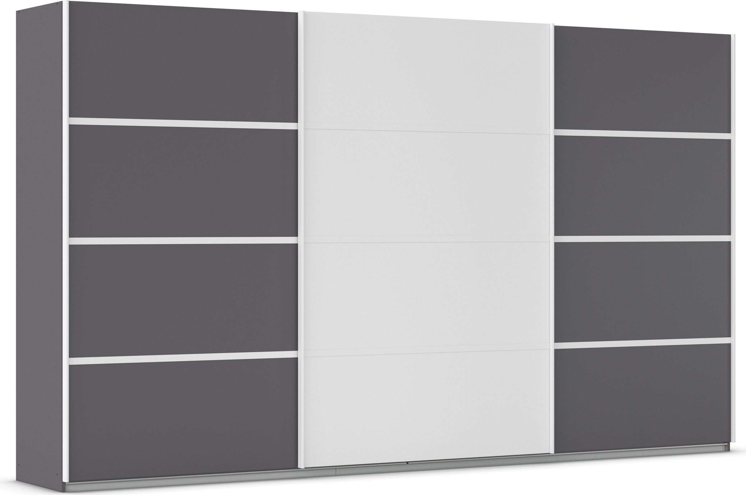 OTTO home Kleiderschrank "Mehrzweckschrank Aktenschrank Möbel Mietswohnung Schlafzimmer AVOLA" 3 verschiedene Ausstattungen BASIC/CLASSIC/PREMIUM (inkl. SOFT-CLOSE), mit eleganten Zierleisten in Chrom, Schwarz oder Weiß MADE IN GERMANY