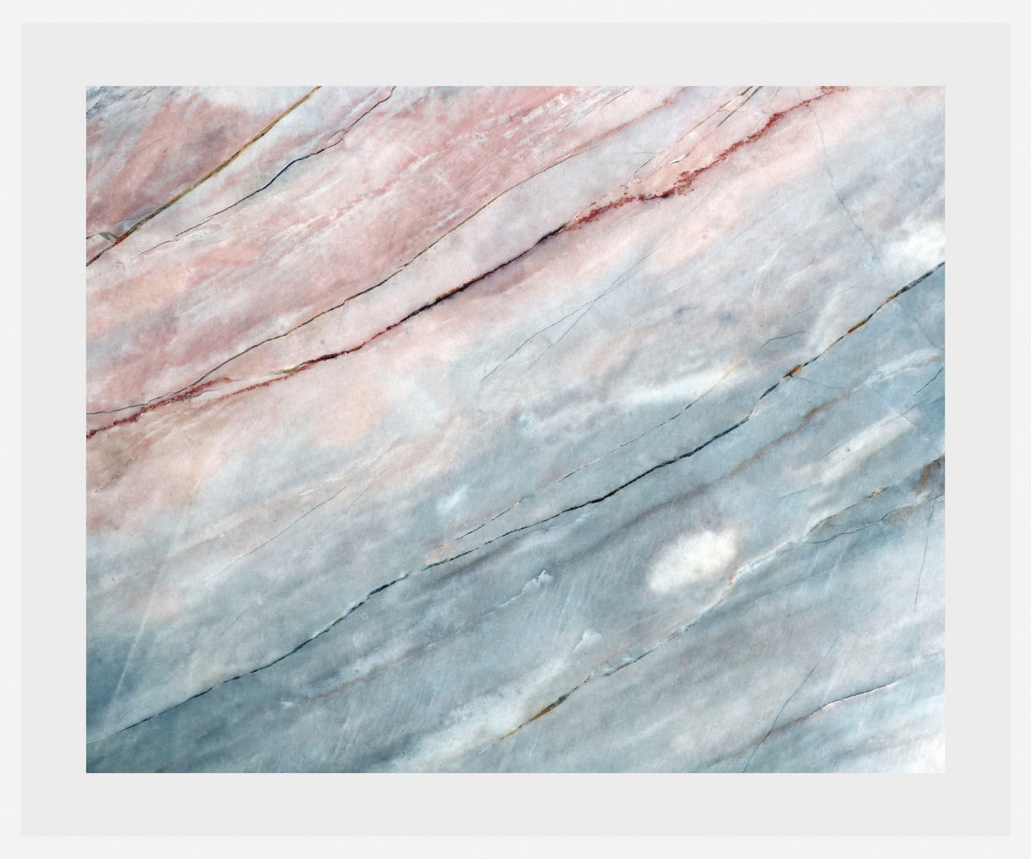 queence Bild »Jenni« Abstrakt | Gemälde | Kunst | Marmor 1 Stk. tlg. HD Premium Poster-Druck inkl. Holzrahmen