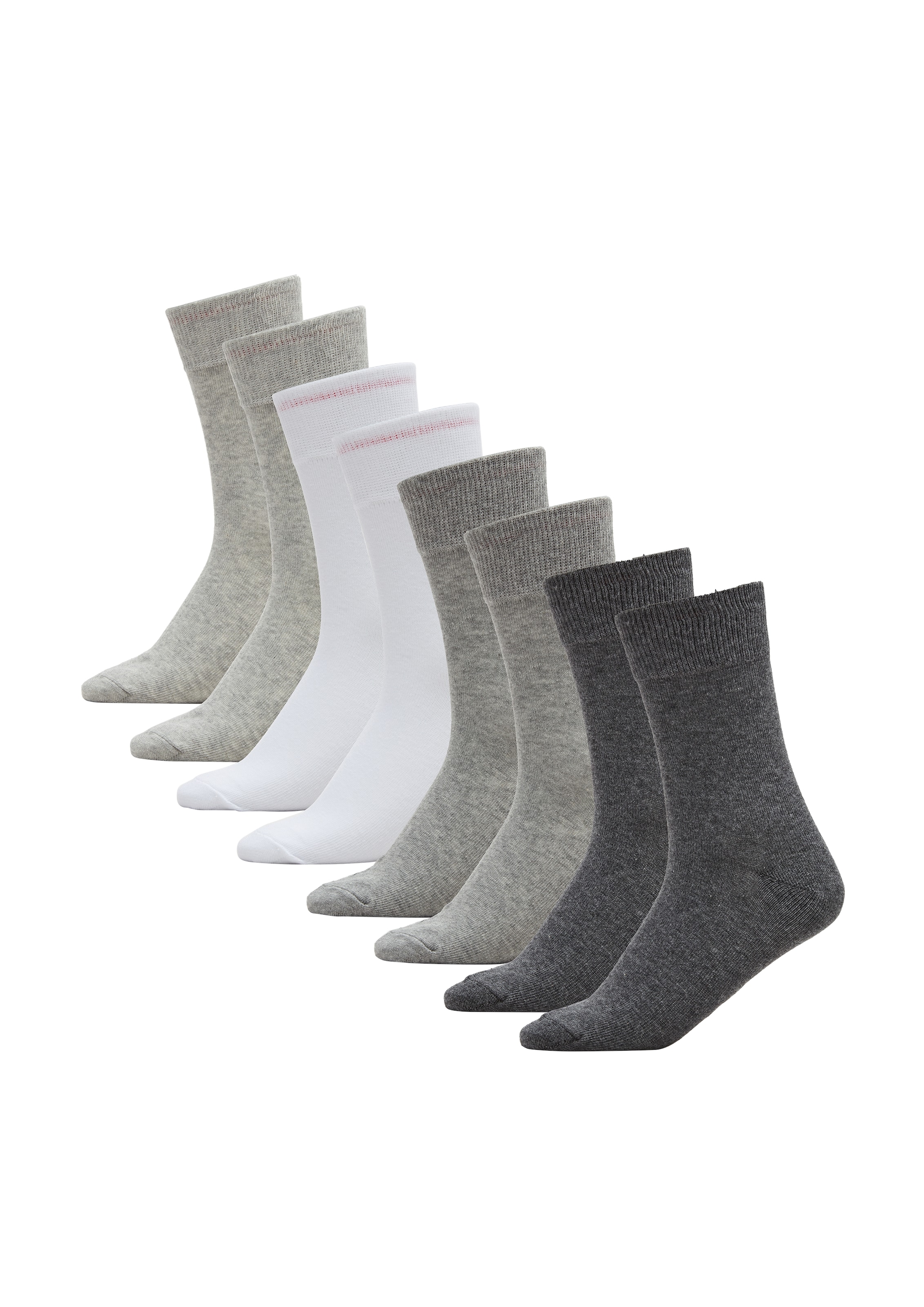 s.Oliver Socken "essentials" 8 Paar tlg. mit weichem Bund günstig online kaufen
