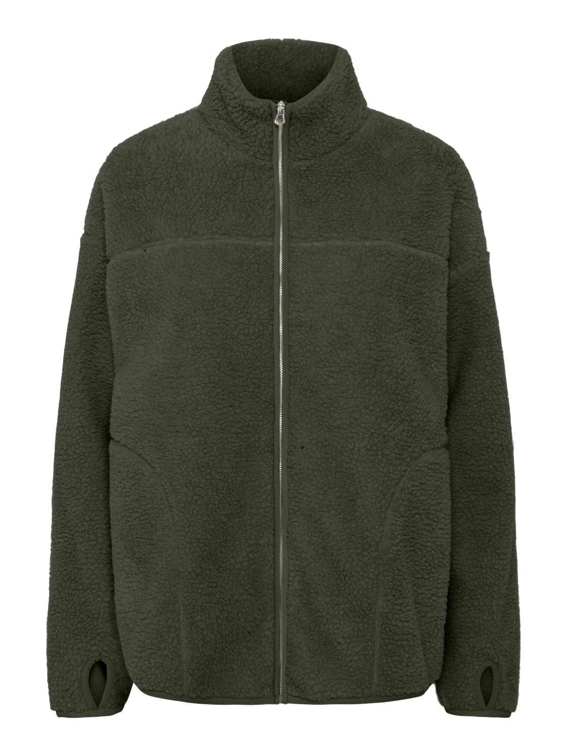 pieces Plüschjacke »PCSADIA LS TEDDY JACKET NOOS BC« Kunstfaser
