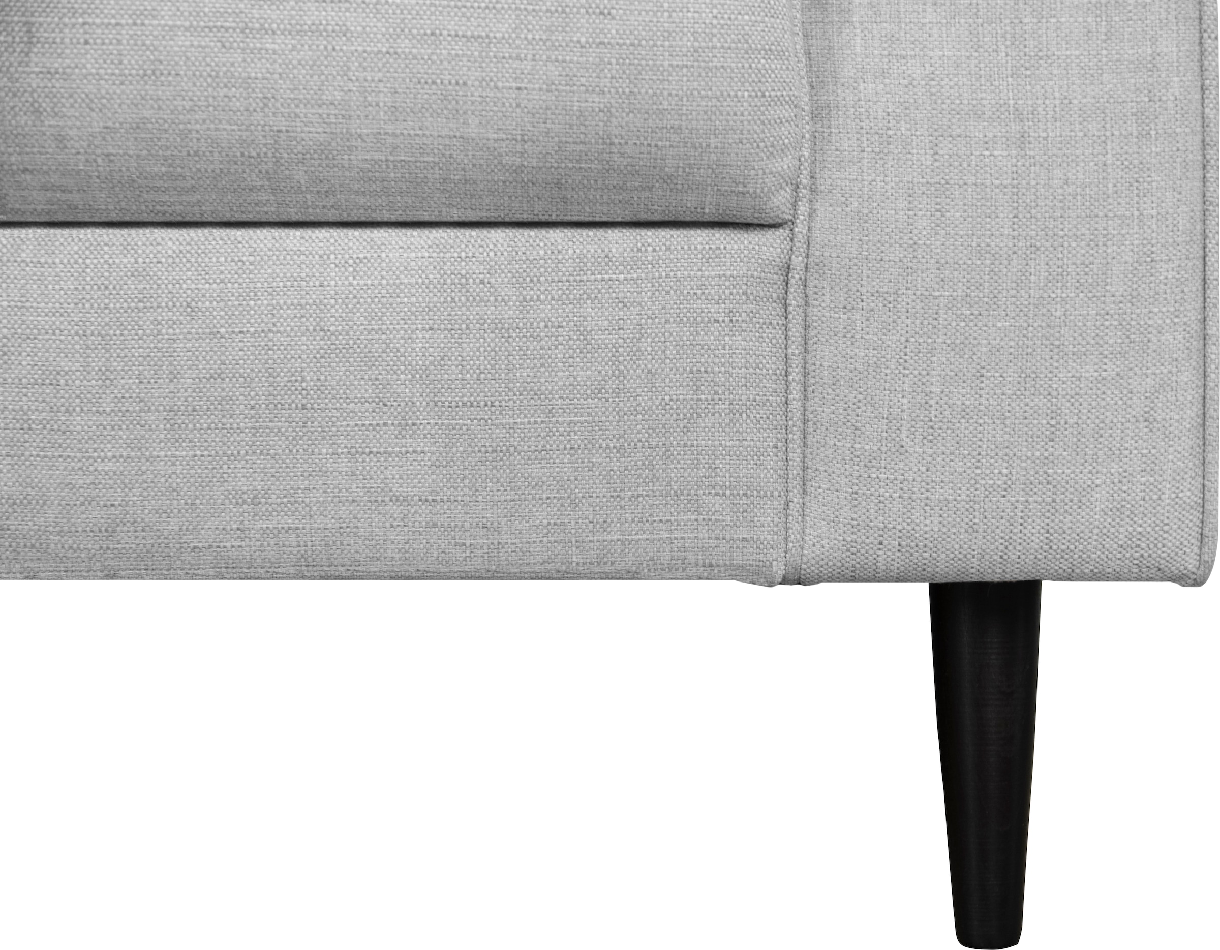 Home affaire Ecksofa »VEYRAS L-Form, hoher Sitzkomfort, Maße B/T/H: 230/150/76 cm« mit Wellenunterfederung, incl. Rückenkissen und Zierkissen