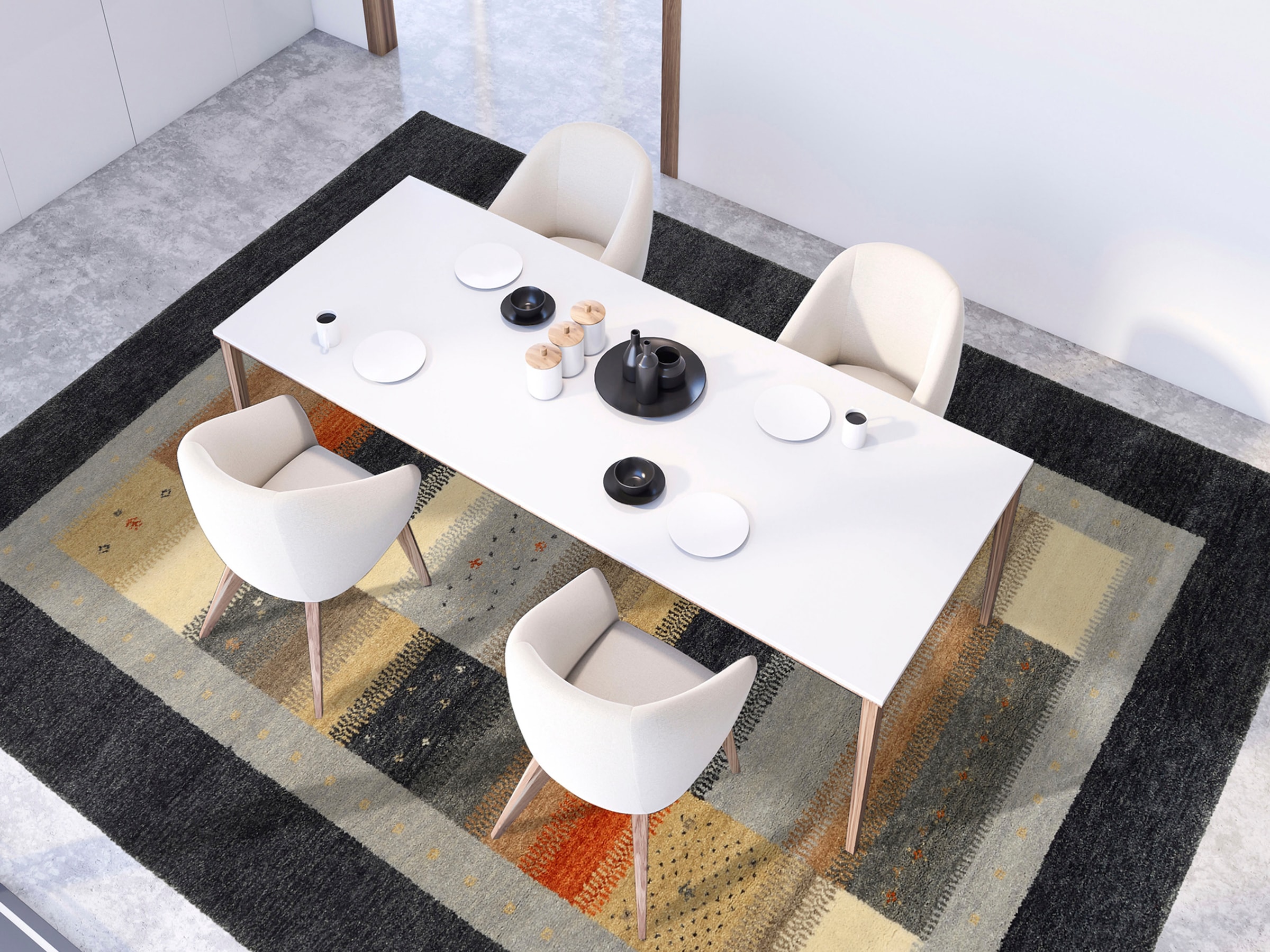 OCI DIE TEPPICHMARKE Wollteppich »INTENSE SONA«, rechteckig, 12 mm Höhe, handgeknüpft, reine Schurwolle, fußwarm, Wohnzimmer
