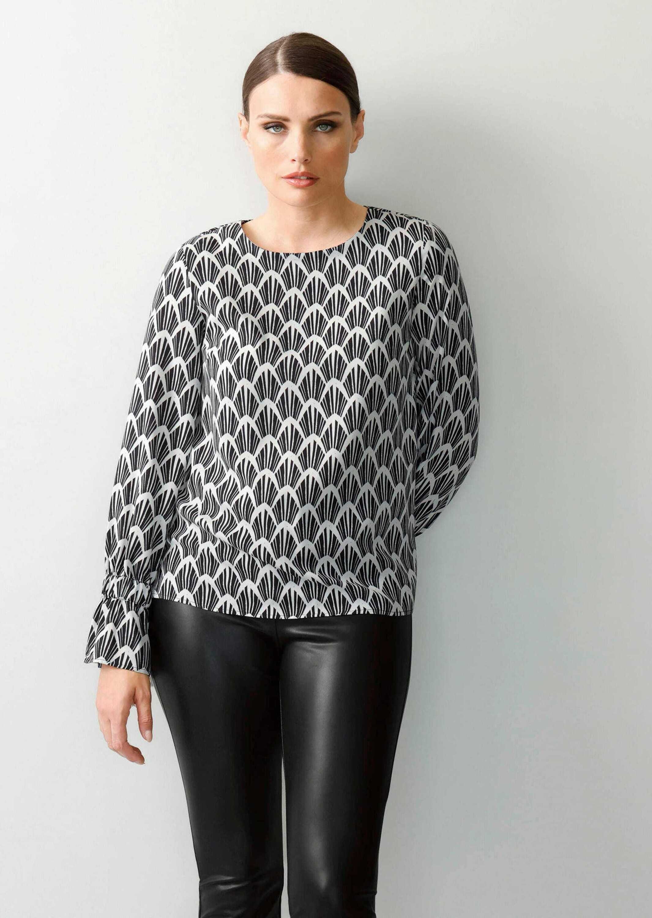 Alba Moda Schlupfbluse »Bluse Bluse in Alloverprint«