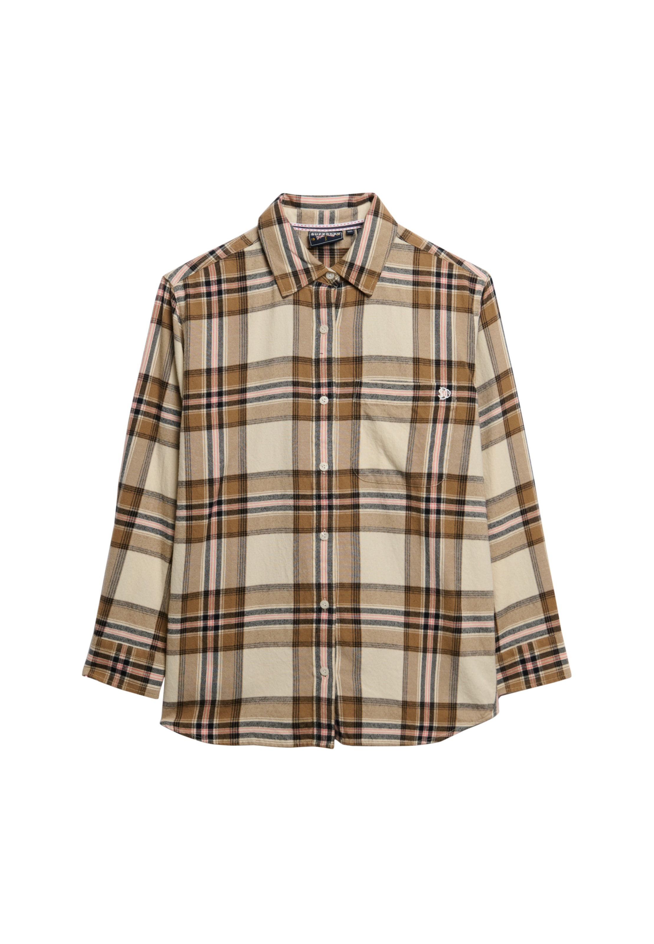 Superdry Karobluse »CHECK FLANNEL BOYFRIEND SHIRT«