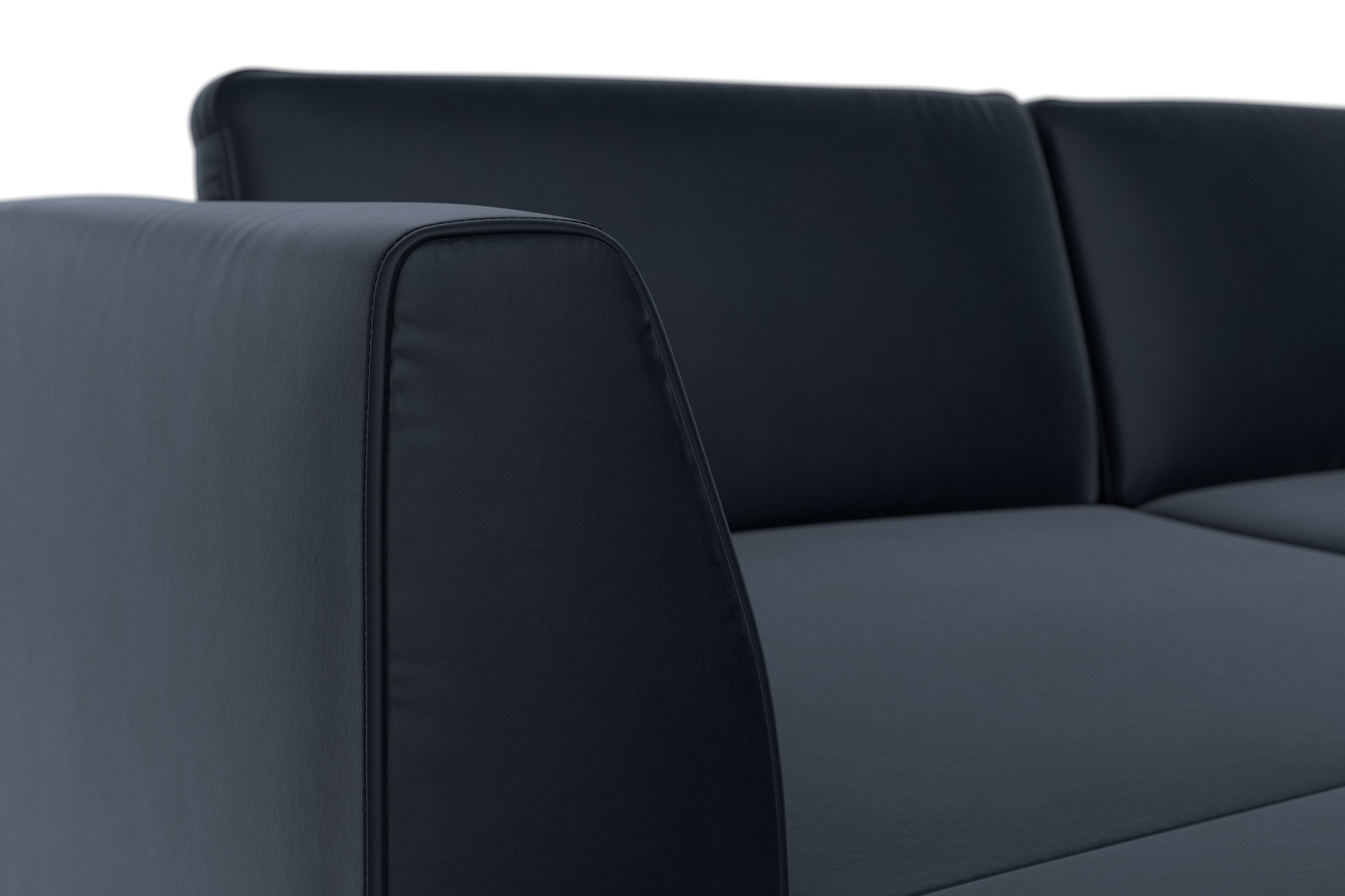 sit&more Wohnlandschaft »Olsen U-Form«, inklusive Sitztiefenverstellung, wahlweise mit Bettfunktion, 15cm hoch