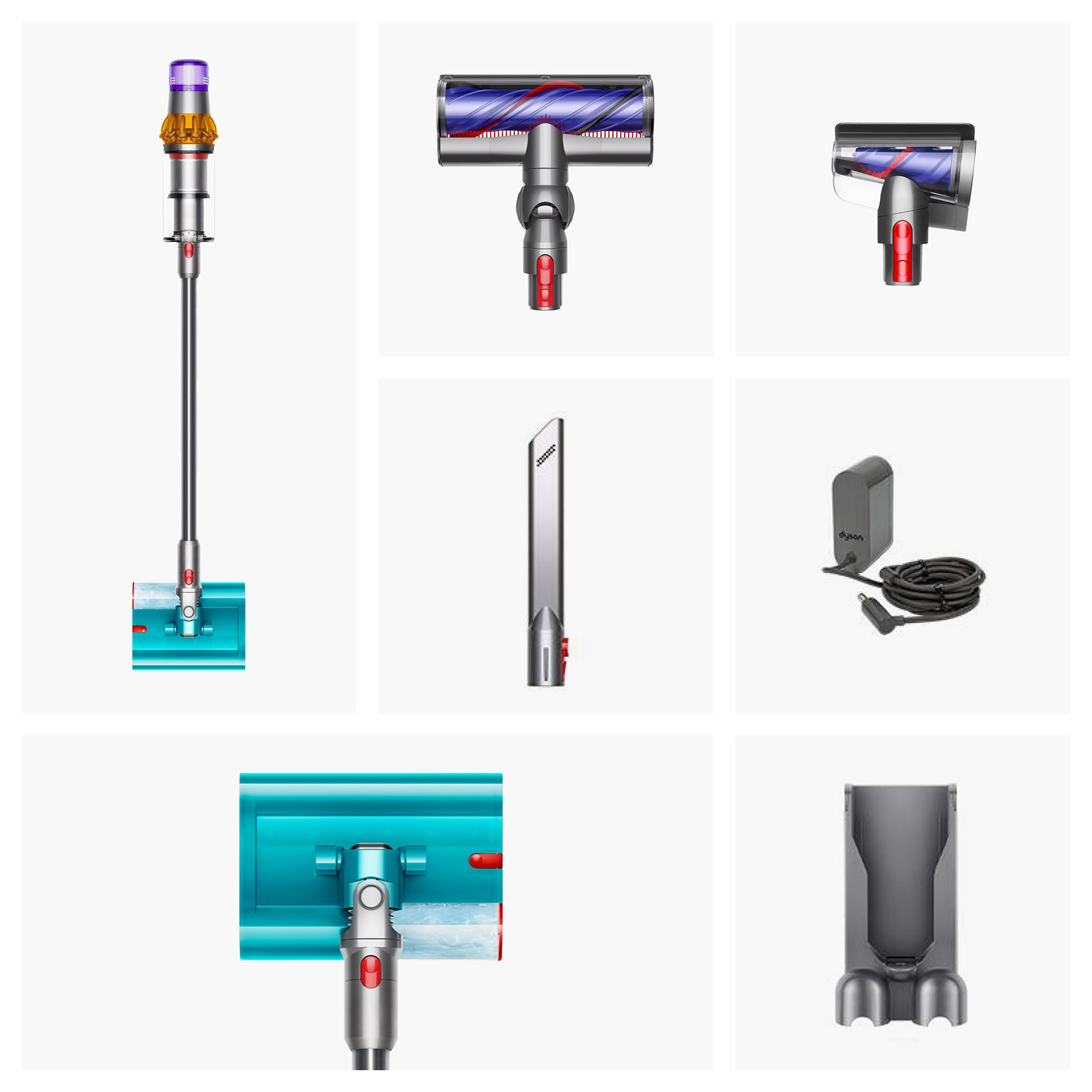 DYSON Nass-Trocken-Akkusauger »Dyson V15s Detect Submarine™« Bis zu 60 Minuten Laufzeit inkl. austauschbarem Akku