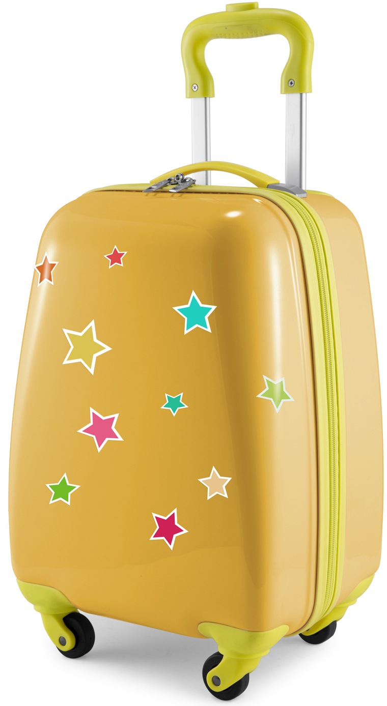 Hauptstadtkoffer Kinderkoffer »For Kids, Sterne«, 4 Rollen, Kinderreisegepäck Handgepäck-Koffer Kinder-Trolley