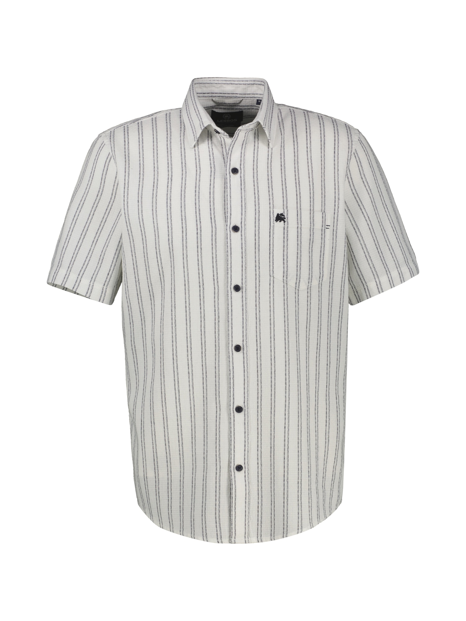 LERROS Kurzarmhemd »Gestreiftes Kurzarmhemd, 100 %Baumwolle«