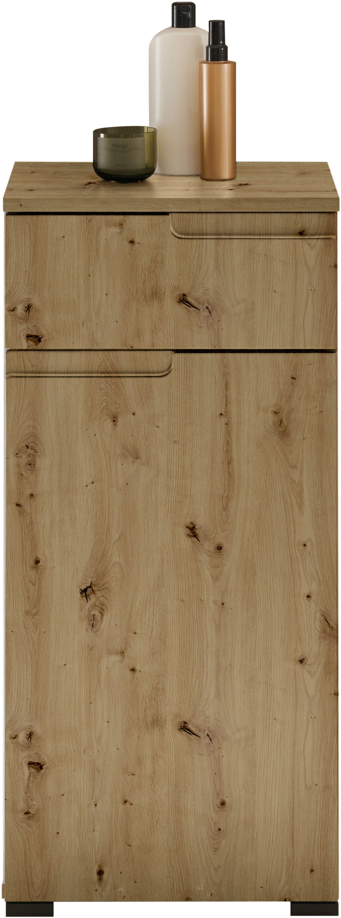 BASIC by Balculina Midischrank »Spice, Badezimmerschrank BxTxH 40x85x32 cm«, (1 St.), Breite 40 cm, Griffmulden