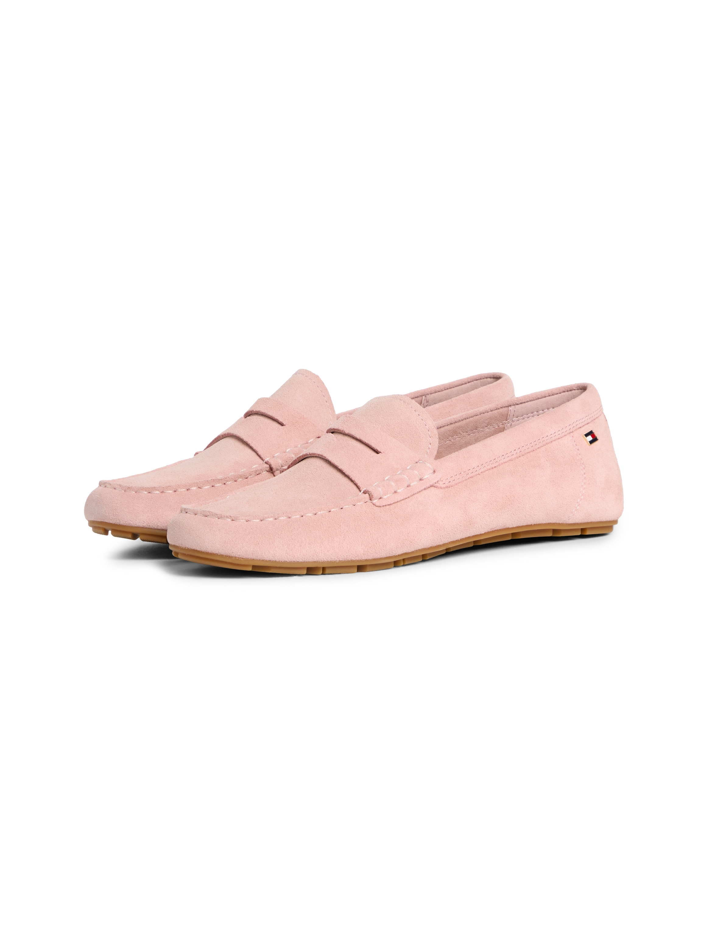 Tommy Hilfiger Slipper "FLAG SOFT SUEDE DRIVER LOAFER", Schlupfschuh, Beque günstig online kaufen